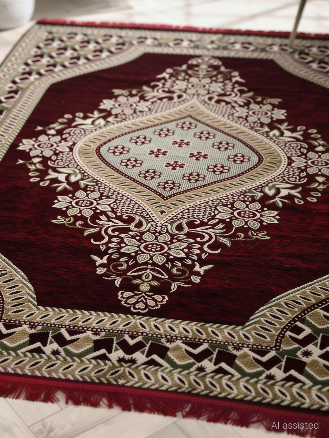 Image of Raas 5 ft X 7 ft Chenille Carpet