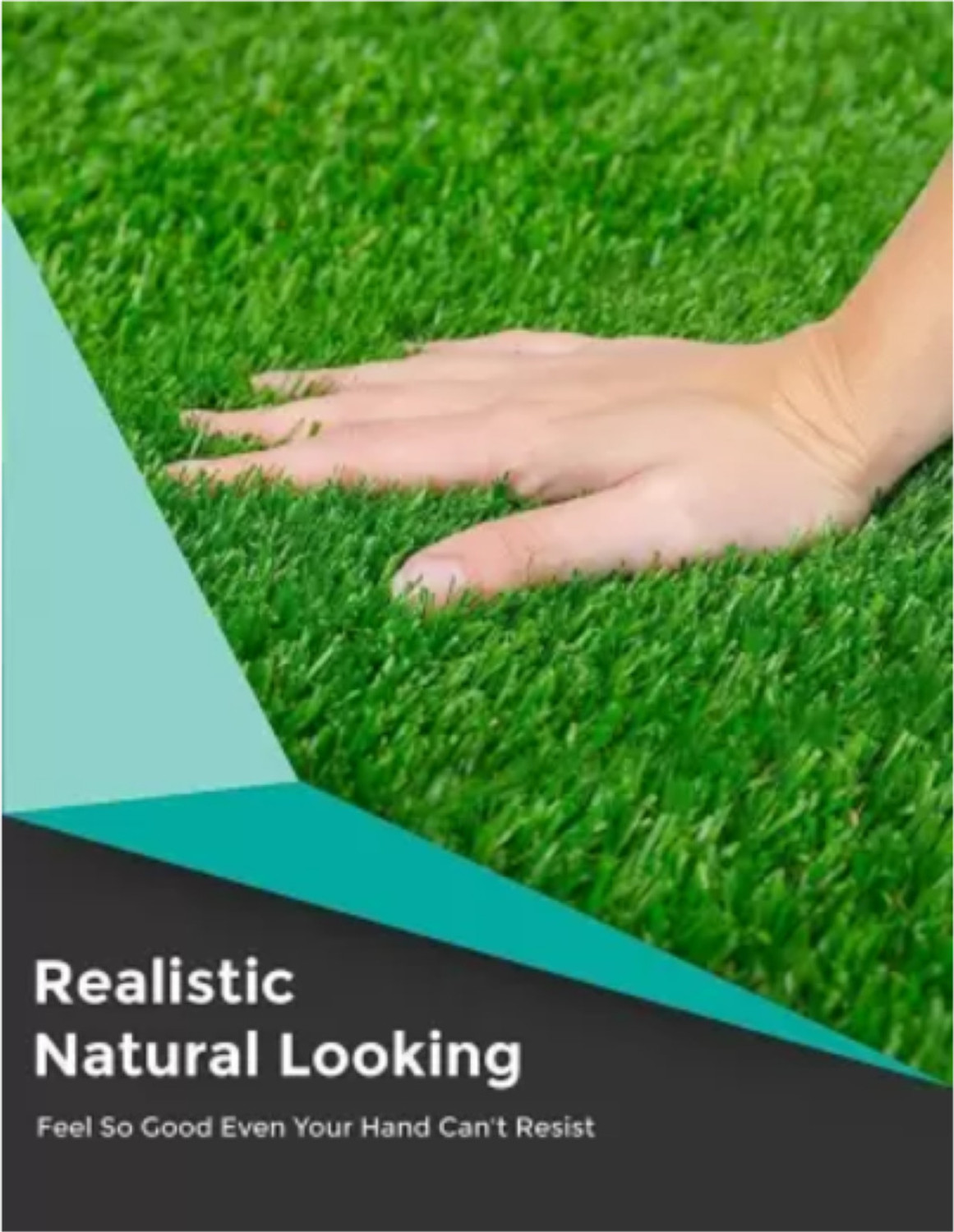 Image of AAVAHAN Artificial Grass, PP (Polypropylene) Floor Mat