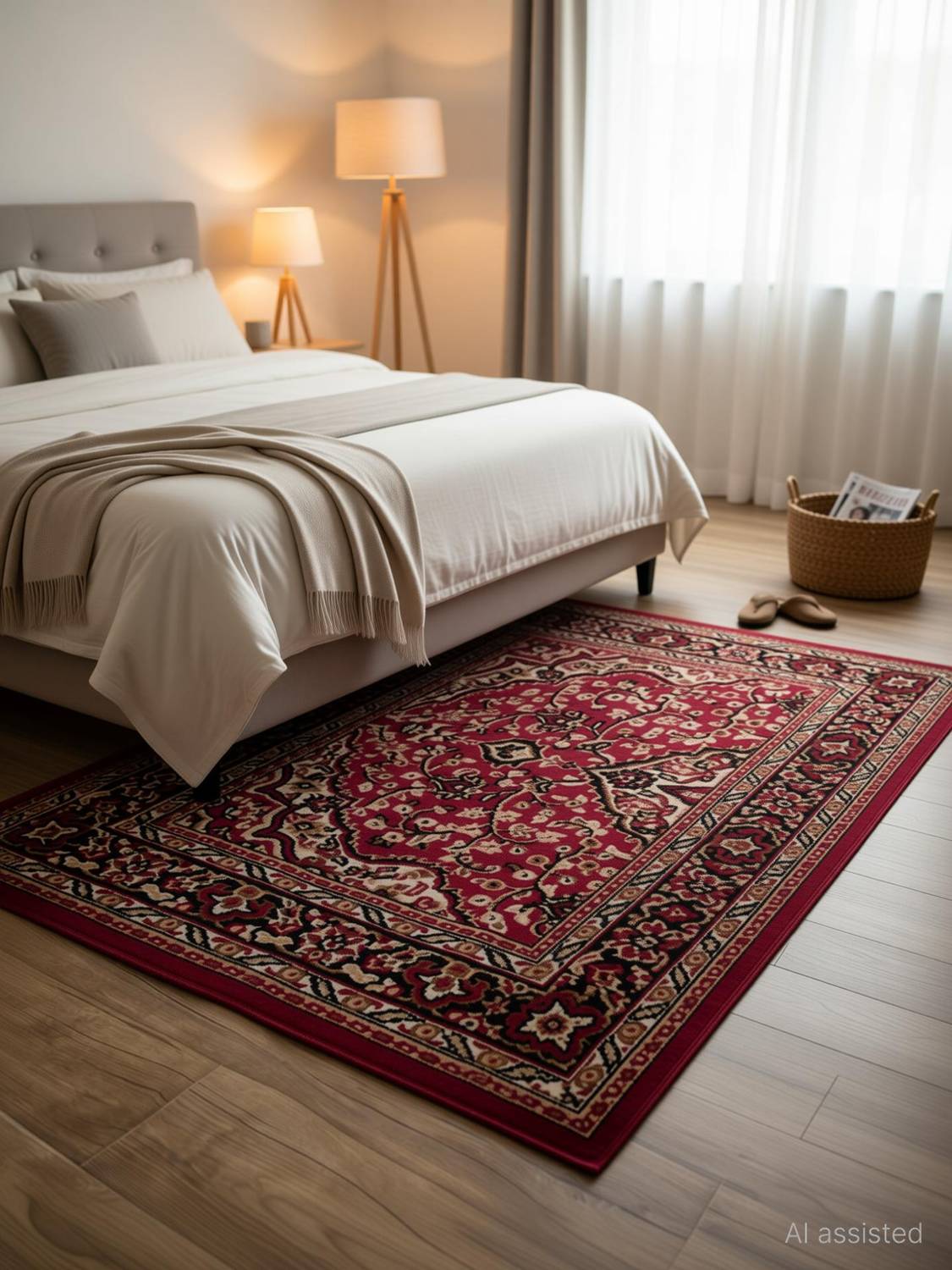 AKCARPET 7 ft X 5 ft Acrylic Carpet