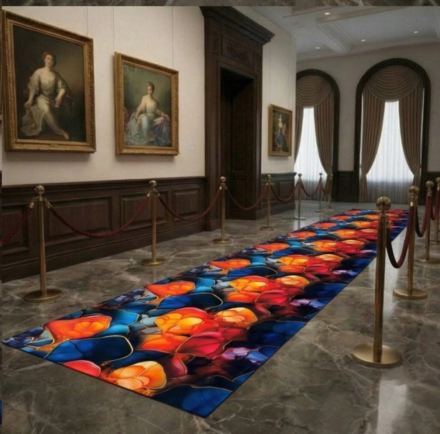 Image of AnwarCarpet 20 ft X 5 ft Synthetic Carpet