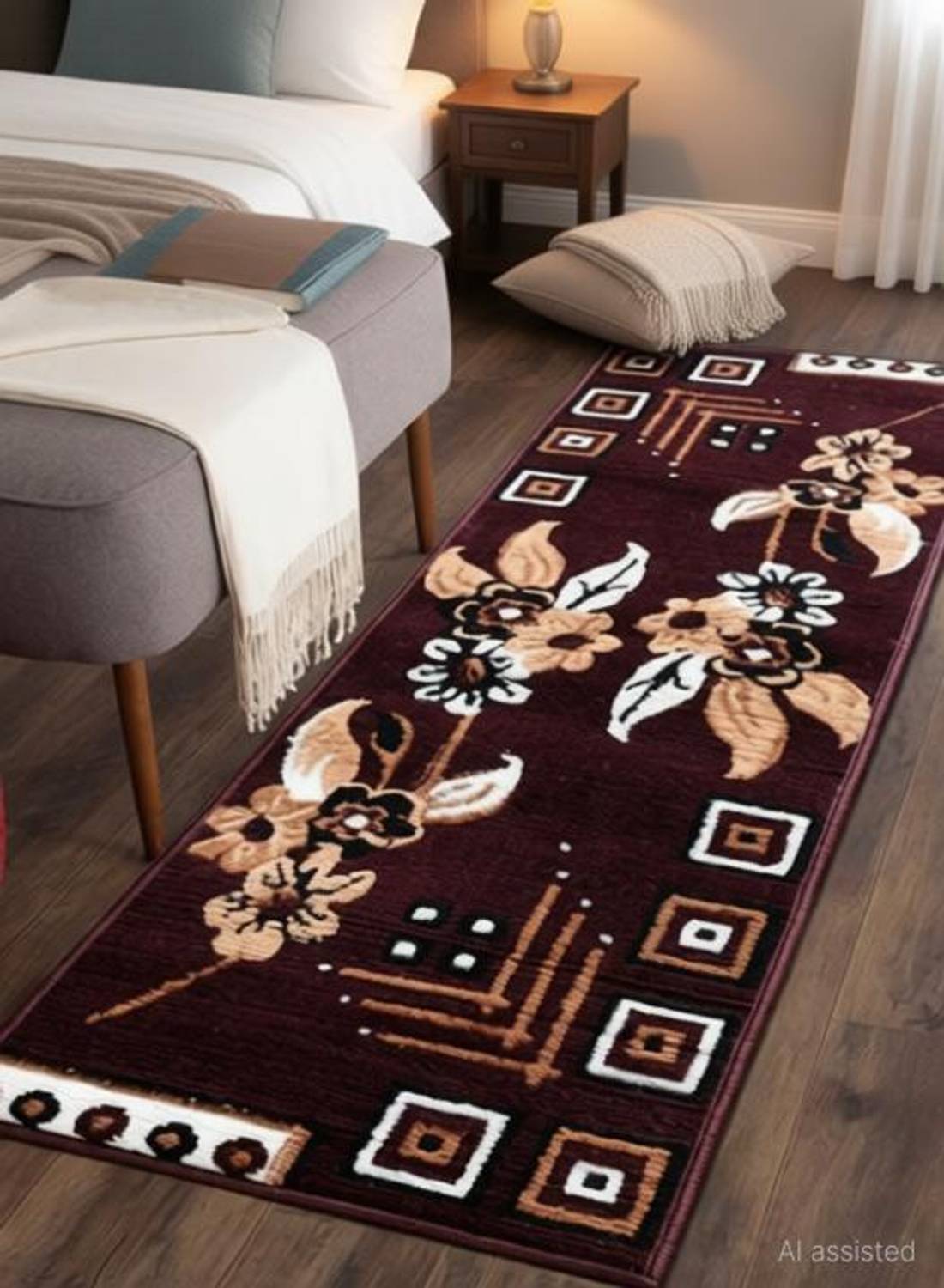 BhCarpet 5 ft X 1 ft Acrylic Carpet