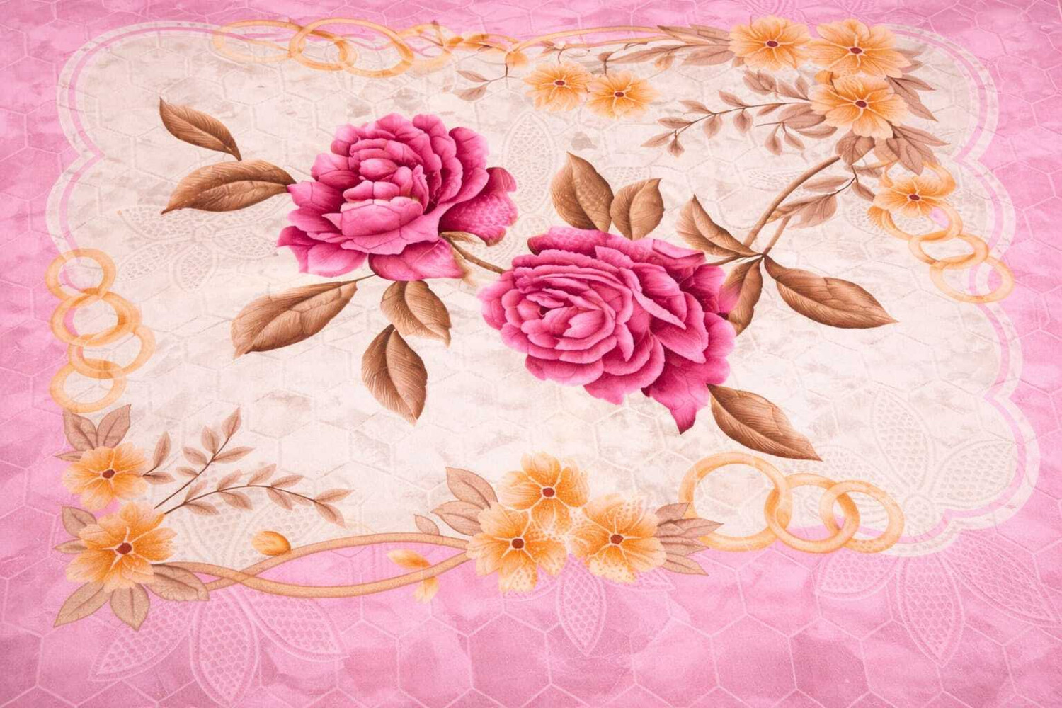 Image of Uttam Products 152.4 cm X 213.36 cm Velvet Carpet
