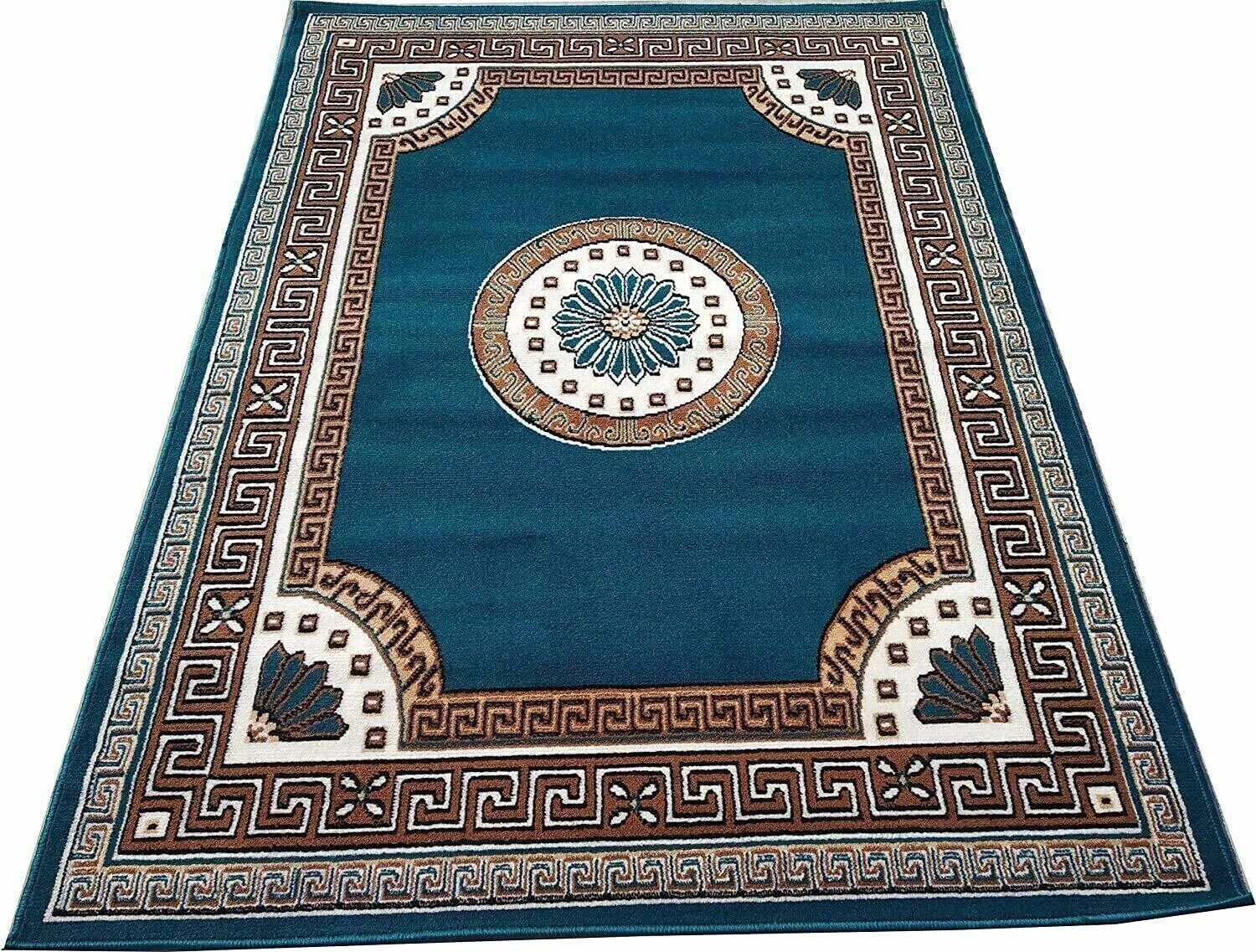 Image of sncarpet 7 ft X 5 ft Acrylic Carpet (Rectangle, Multicolor)