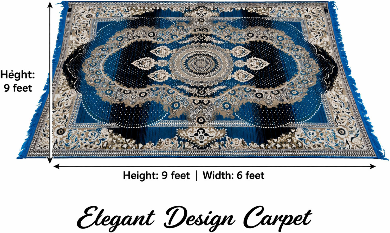 Image of ROYALGHAR 183 cm X 274 cm Acrylic Carpet