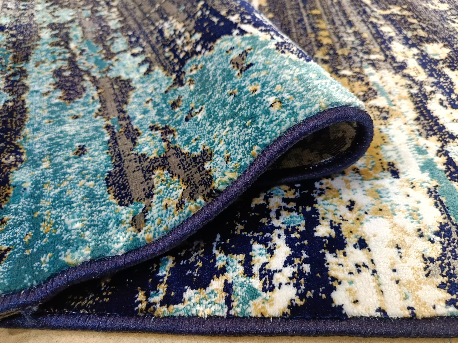 Image of Weaverscarpets 150 cm X 210 cm Silk Carpet (Rectangle, Multicolor)