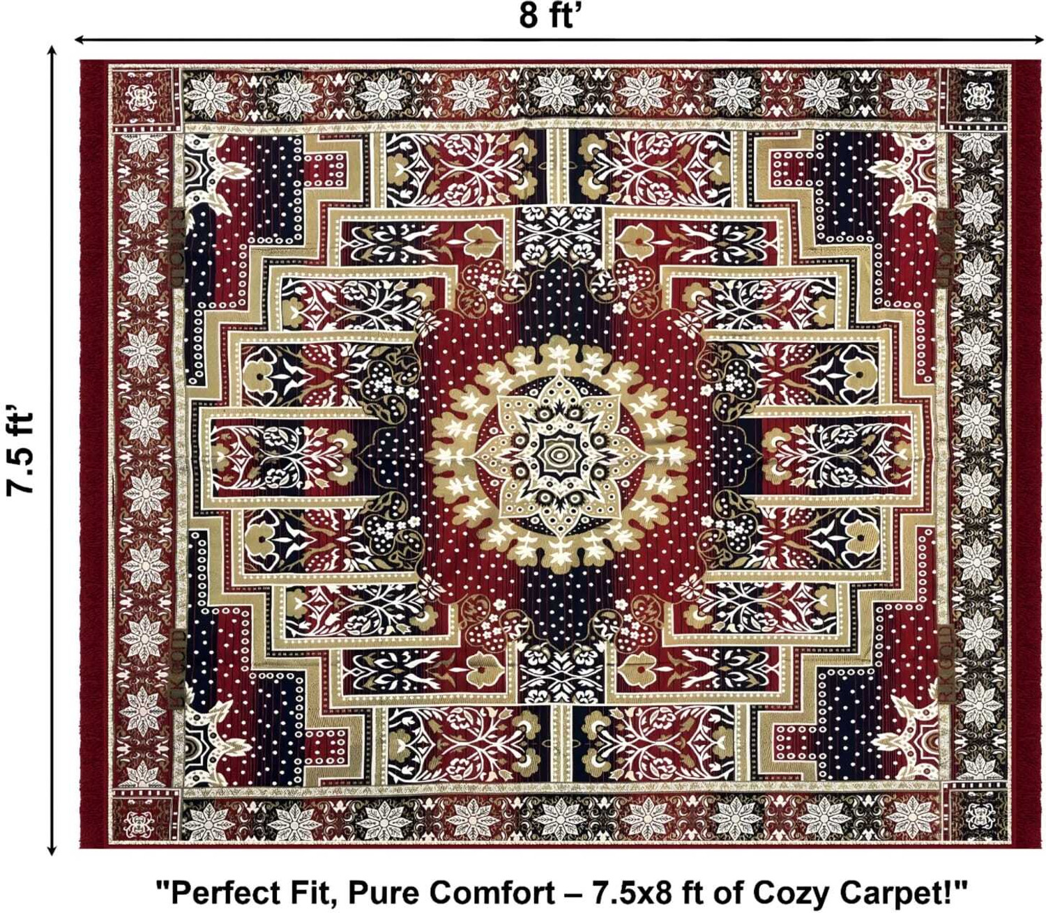 Image of natures creation og 8 ft X 7.5 ft Acrylic Carpet