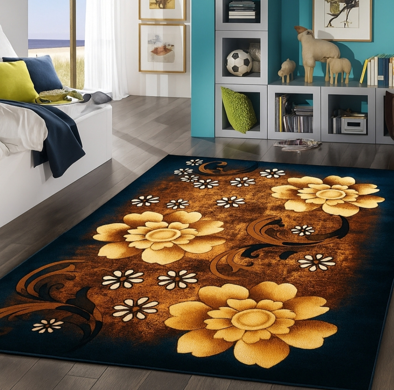 Image of Samjeeda Handloom carpets 200 cm X 150 cm Silk Carpet