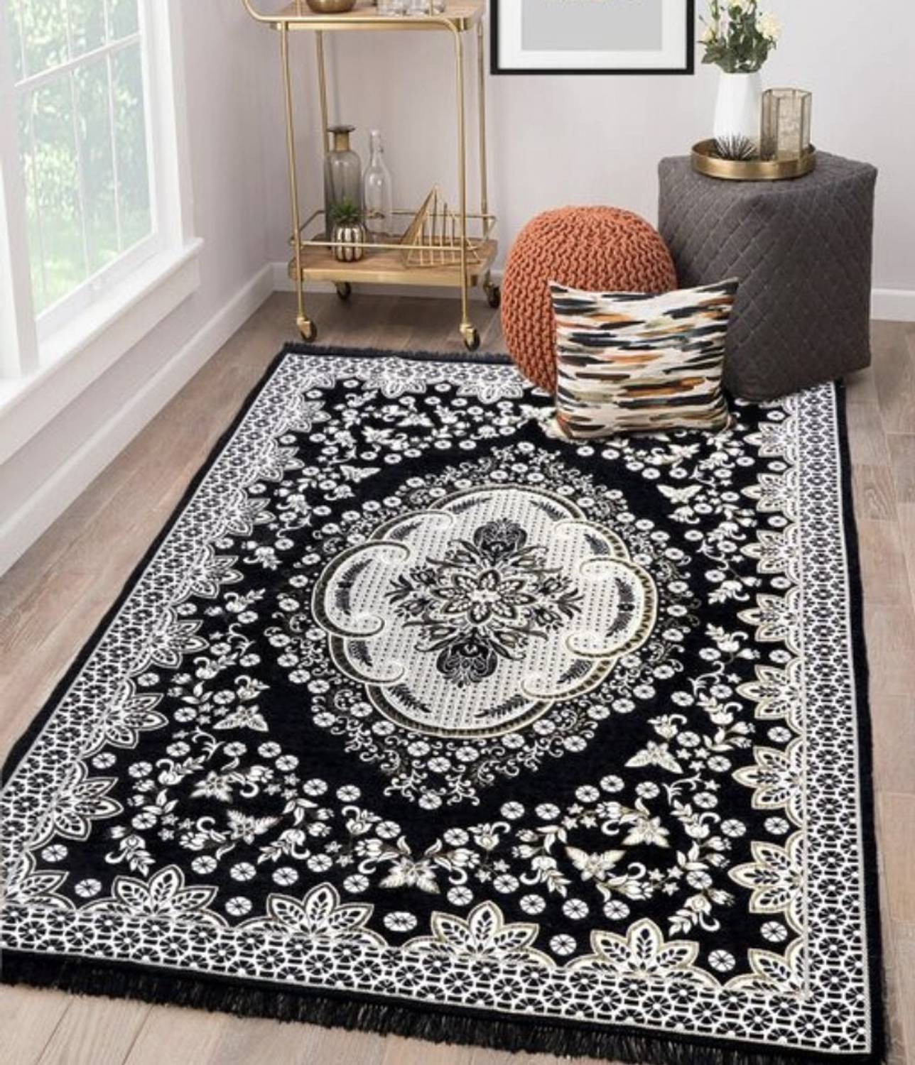 Nature A 5 ft X 7 ft Cotton Carpet