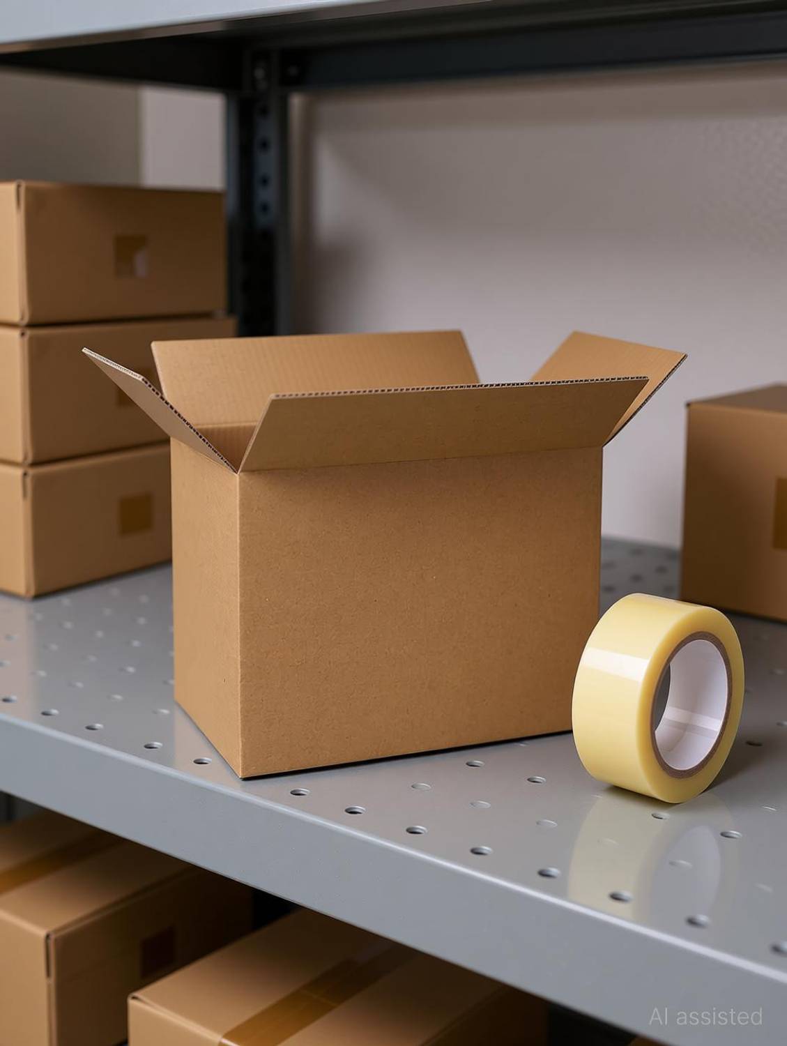 AAMU MOON Corrugated Cardboard, Craft Paper Packaging Box