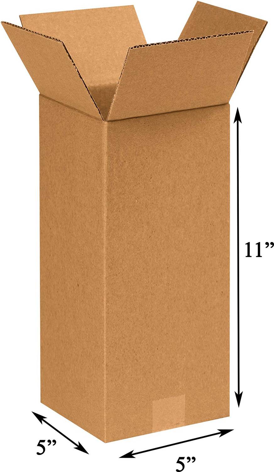 MALANI 3Ply Corrugated Packing Box 5x5x11 Inch - Image 1