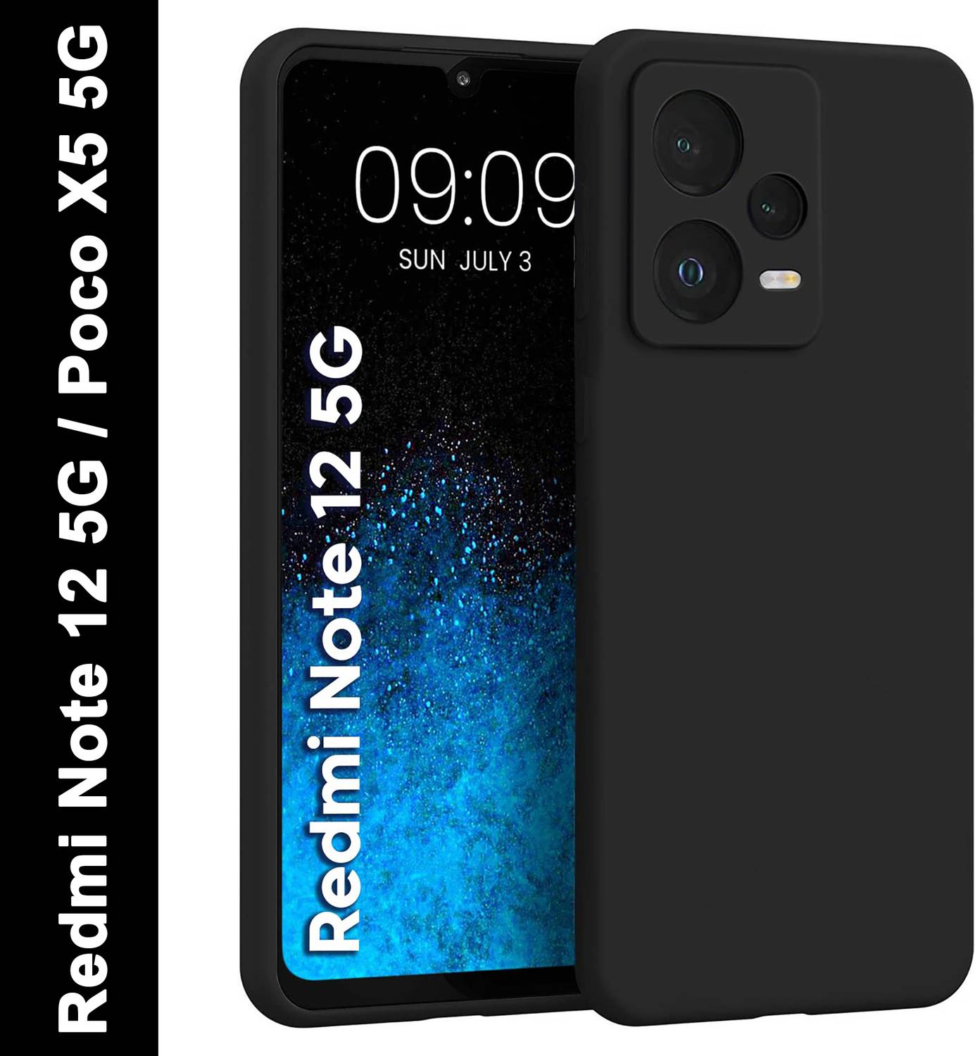 Bodoma Back Cover for Redmi Note 12 5G, Poco X5 5G