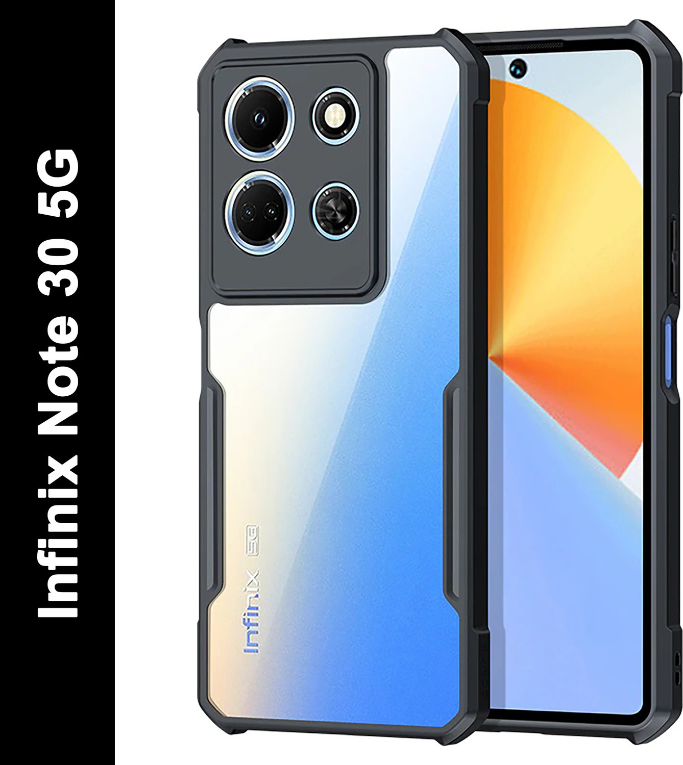 Image of Caseline Back Cover for Infinix Note 30 5G, Infinix Note 30,(IP)
