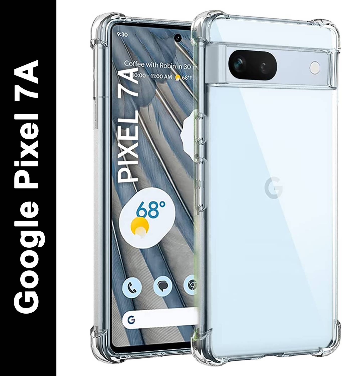RUNICHA Back Cover for Google Pixel 7A