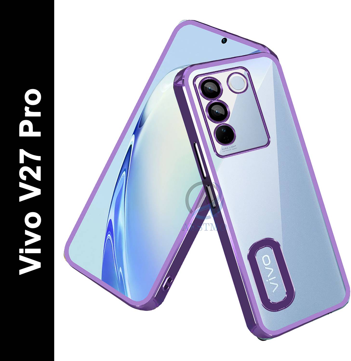 AESTMO Back Cover for Vivo V27 5G, Vivo V27 Pro 5G