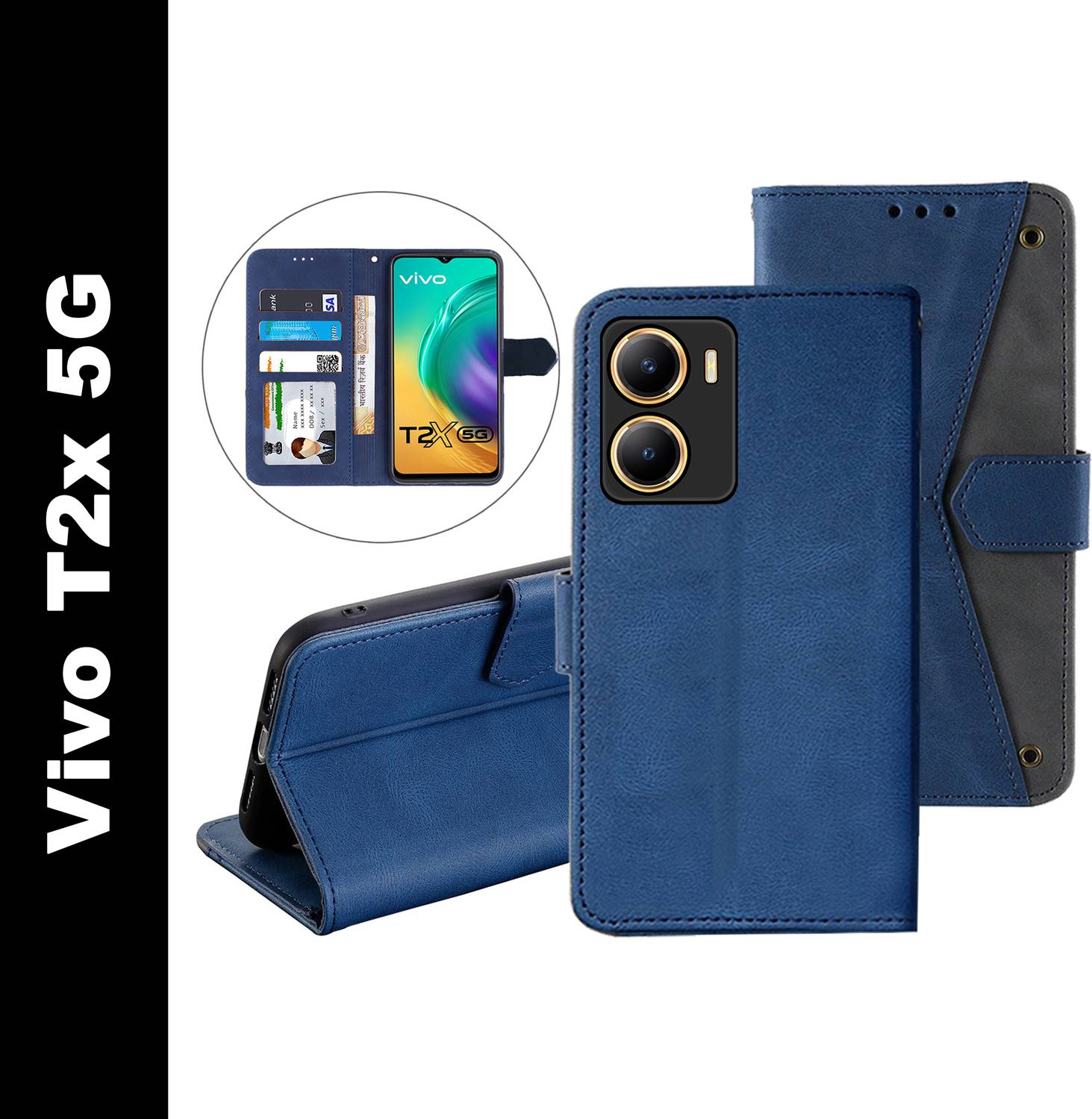 Autofocus Back Cover for Vivo T2X 5G