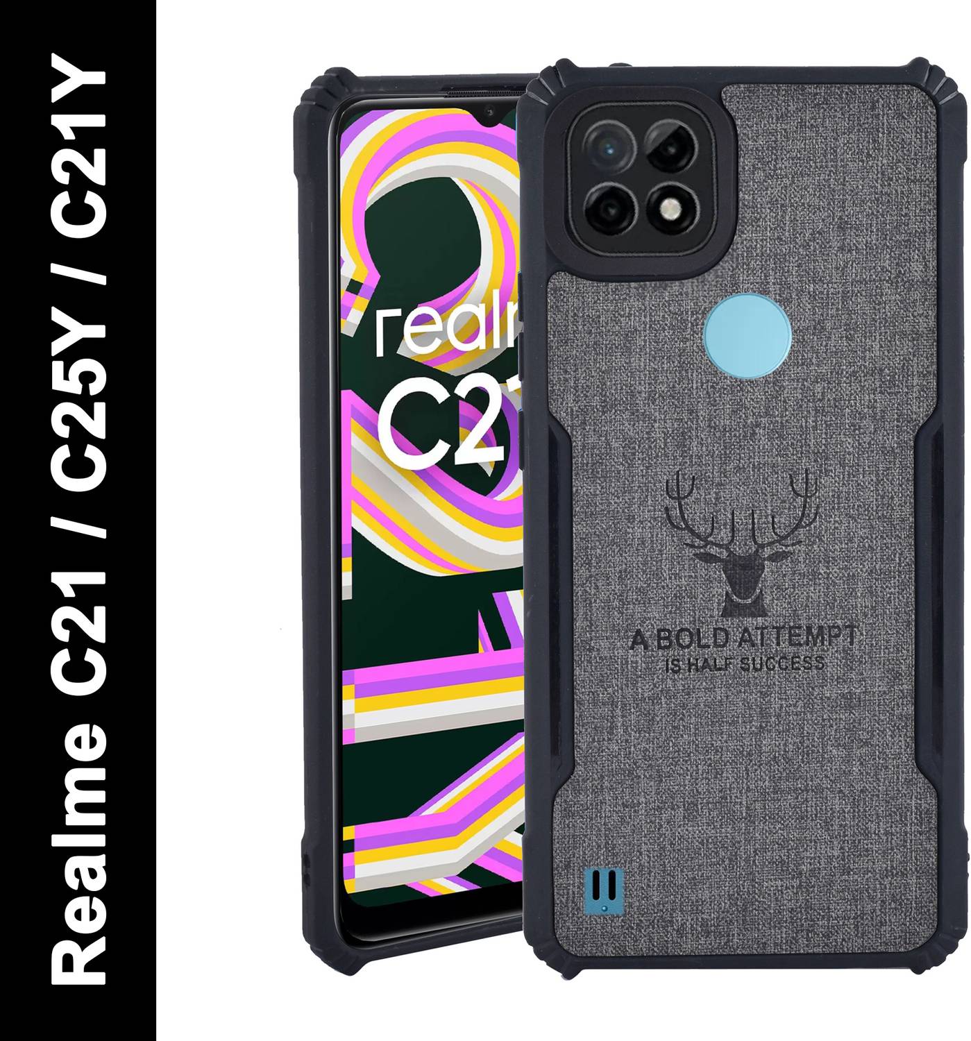 Balacase Back Cover for Realme C25y, Realme C21, Realme C21y