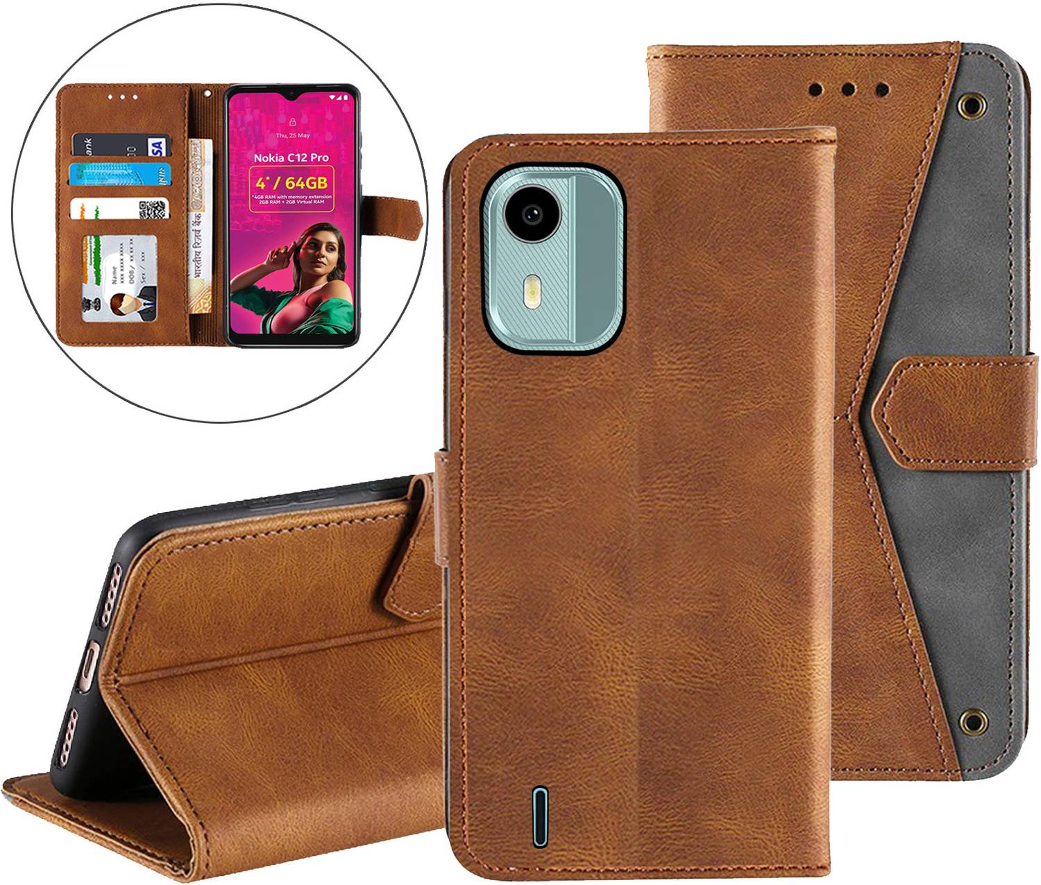 Autofocus Back Cover for Nokia C12 Pro