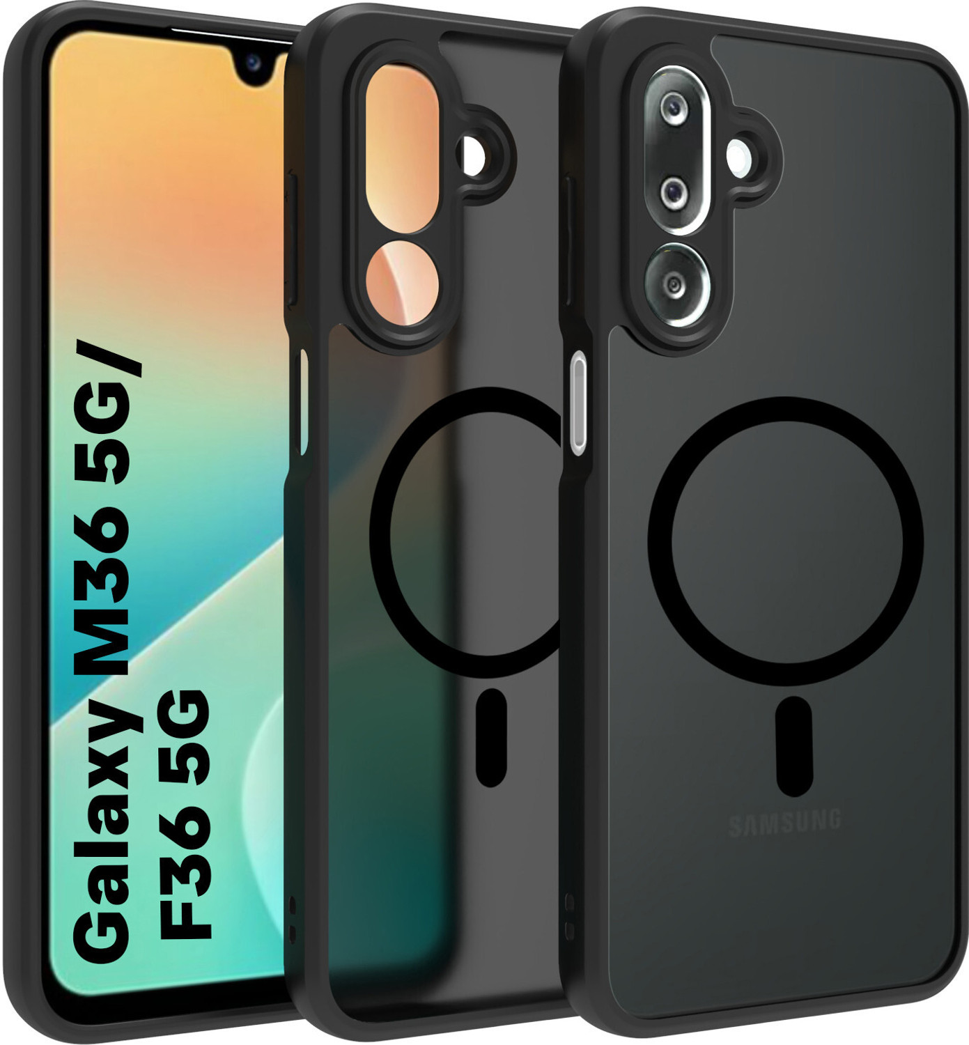 Image of RIGGEAR Back Cover for Samsung Galaxy M36 5G, Samsung Galaxy F36 5G