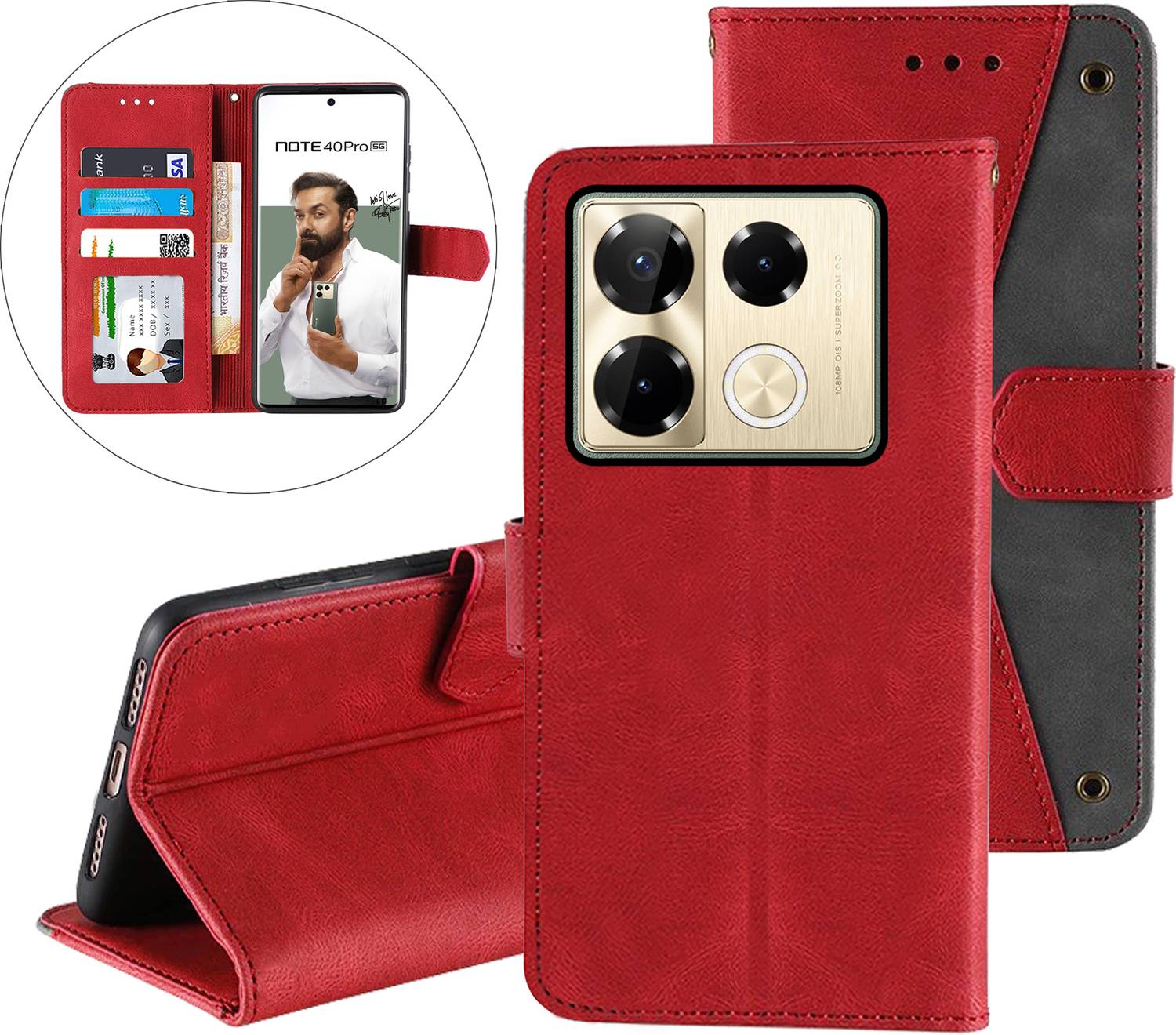 Autofocus Flip Cover for Infinix Note 40 Pro 5G