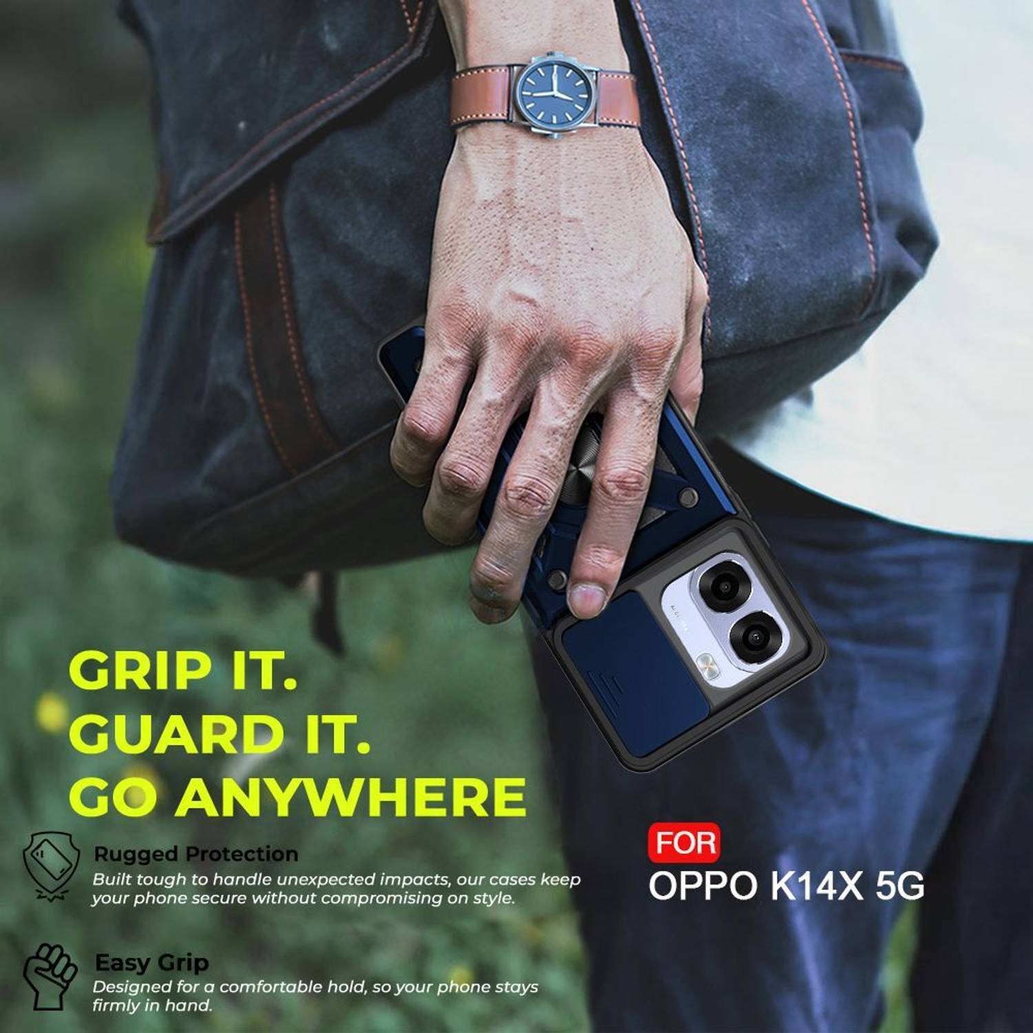 AESTMO Back Cover for Oppo K14X 5G Blue - Image 4
