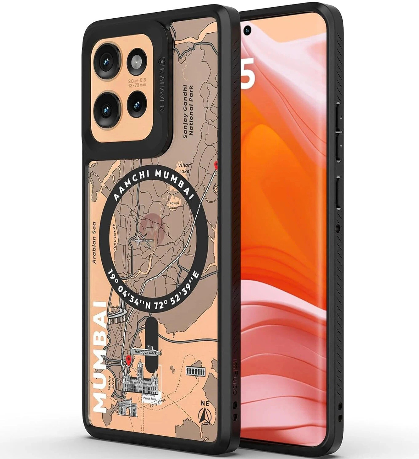 Image of Kapaver Back Cover for Motorola Edge 50