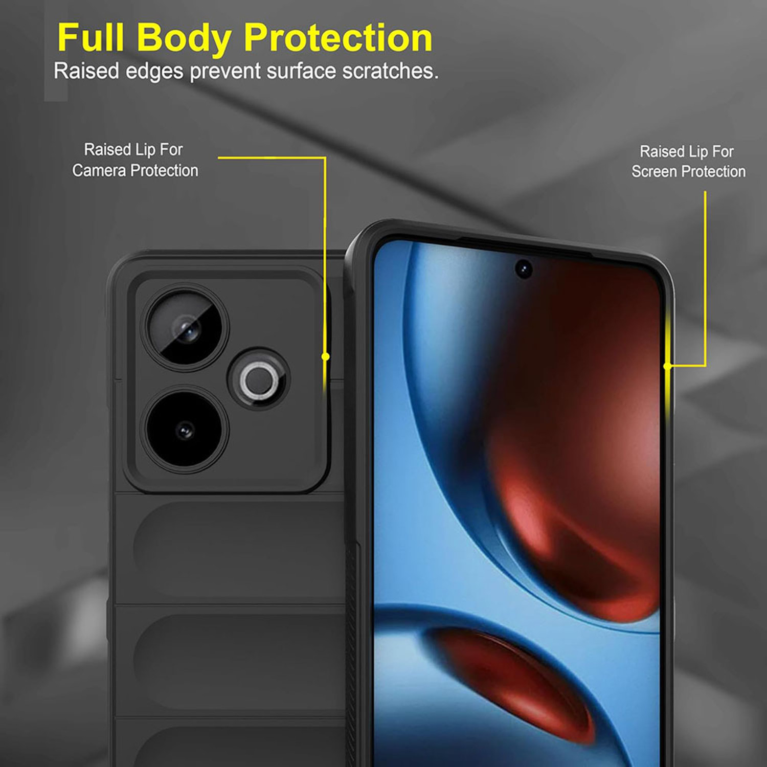 Image of Casotec Back Cover for Realme GT 7 5G, Realme GT 7T 5G