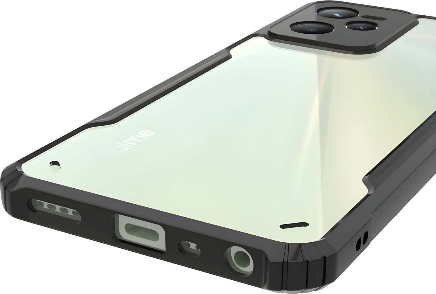 Chic Vibe Back Cover for Realme C35 Black - Image 3