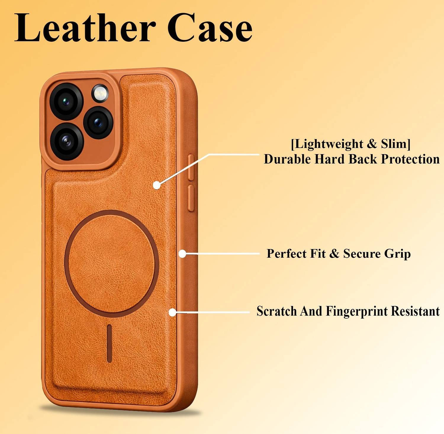Luxecase Back Cover for vivo V70 Elite 5G Brown - Image 5