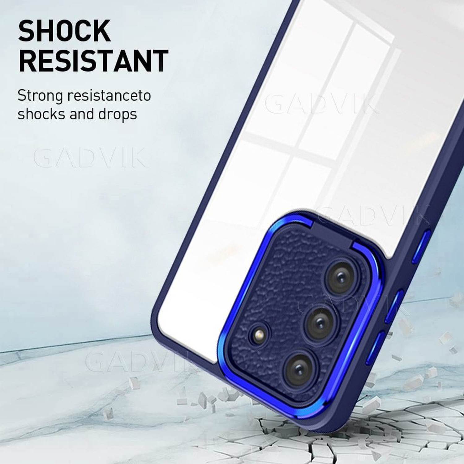 Image of Backface Back Cover for Samsung Galaxy S22 Plus 5G(CAMERA RING STAND CASE)