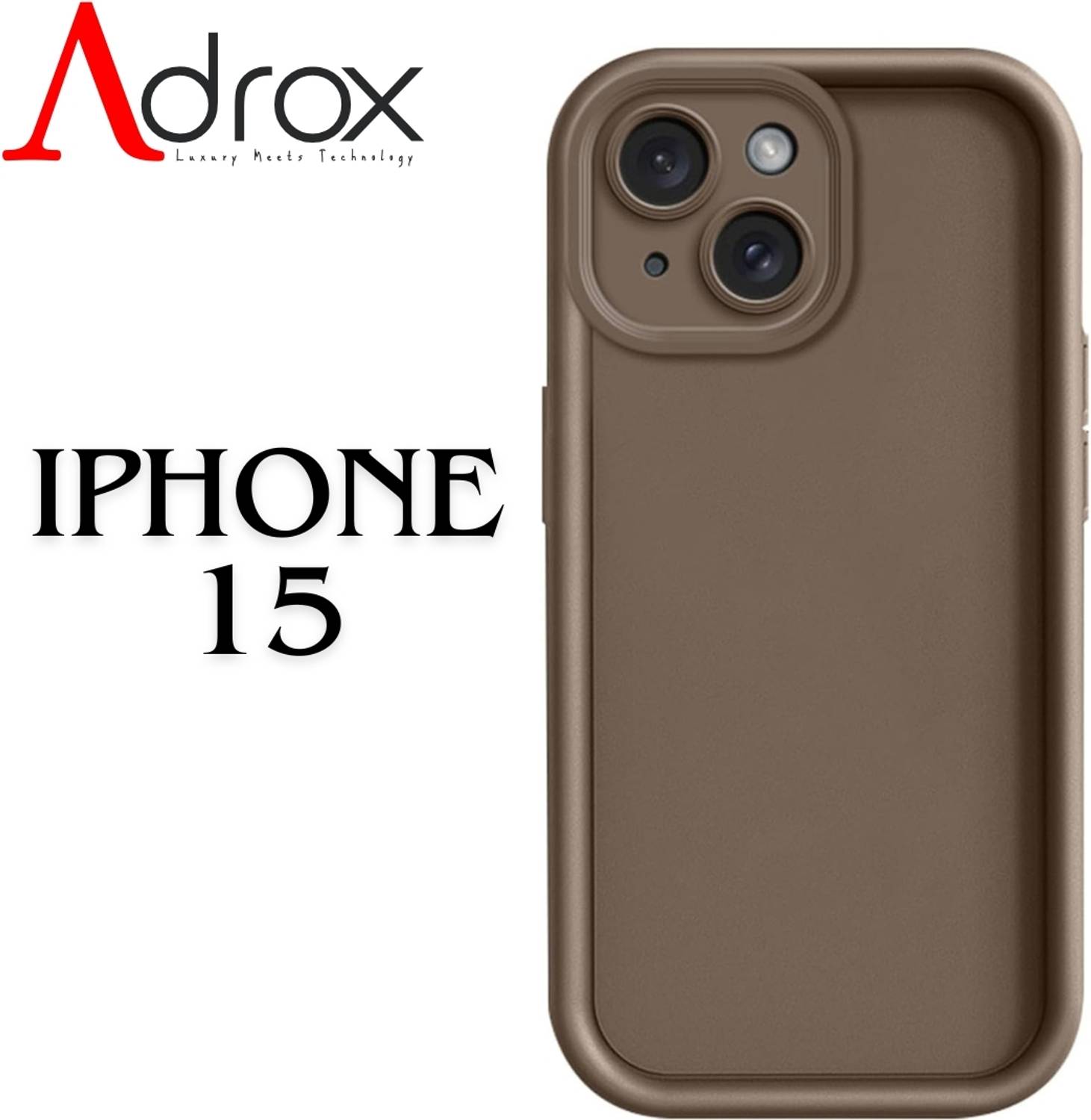 adrox Back Cover for Apple iPhone 15