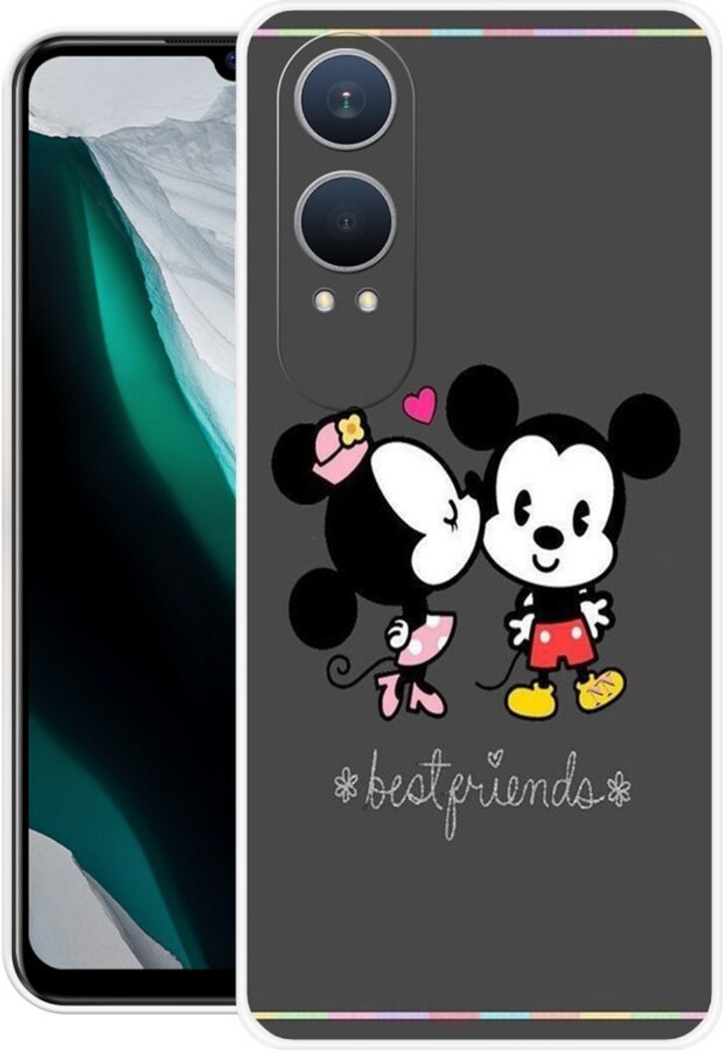 Image of Vojica Back Cover for OnePlus Nord CE 4 Lite 5G, CPH2619 Mickey Mouse, Cartoon, Teddy Back Cover