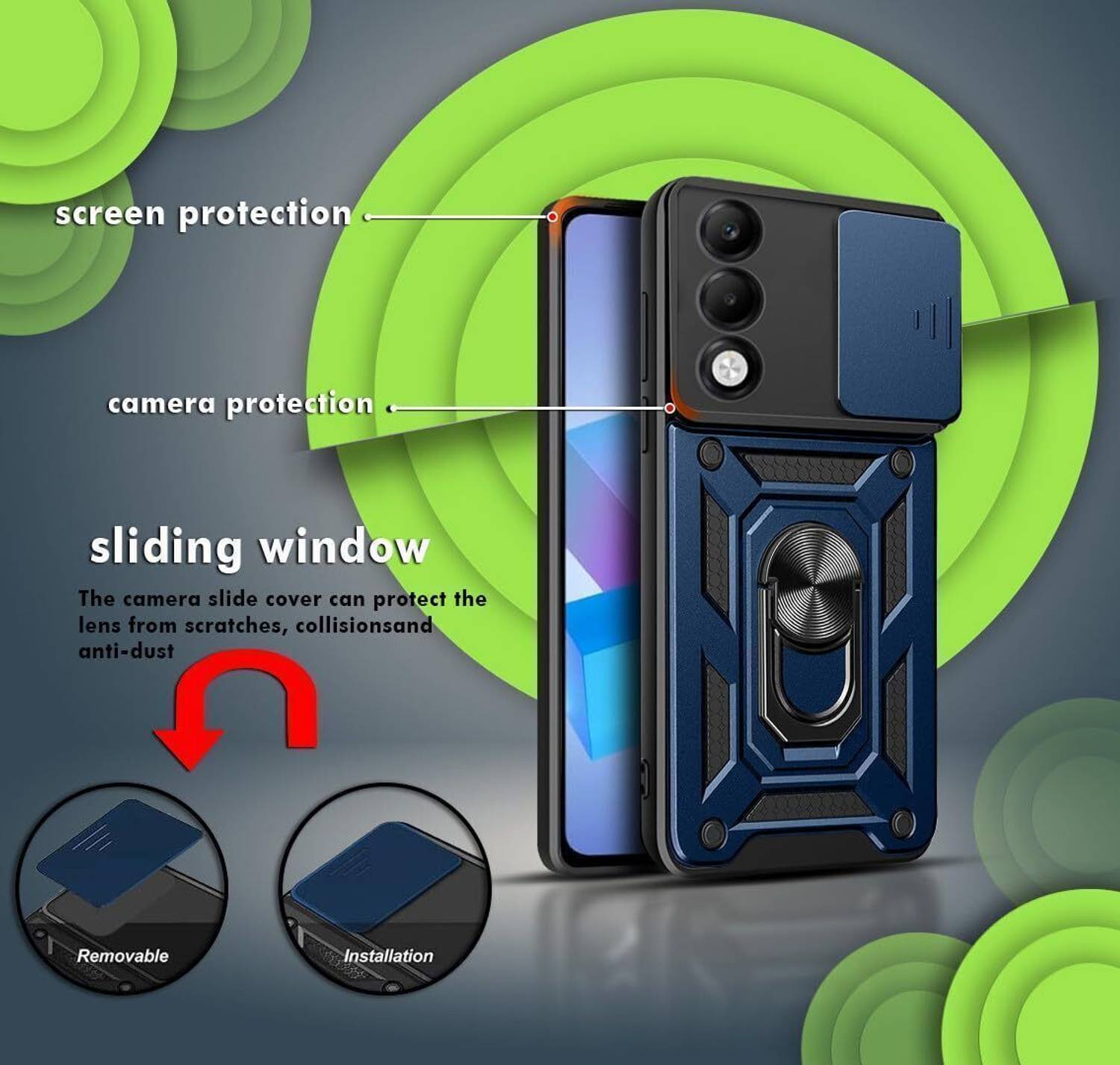AIBEX Oppo A5 5G Tough Armor Case - Image 4
