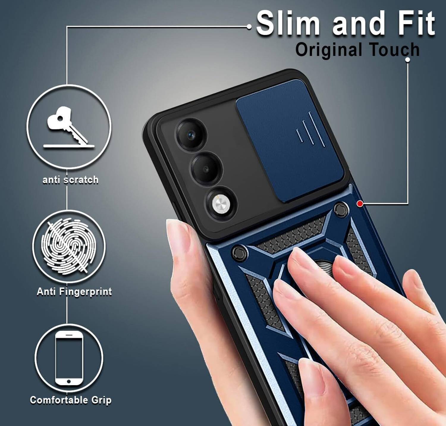 AIBEX Oppo A5 5G Tough Armor Case - Image 5