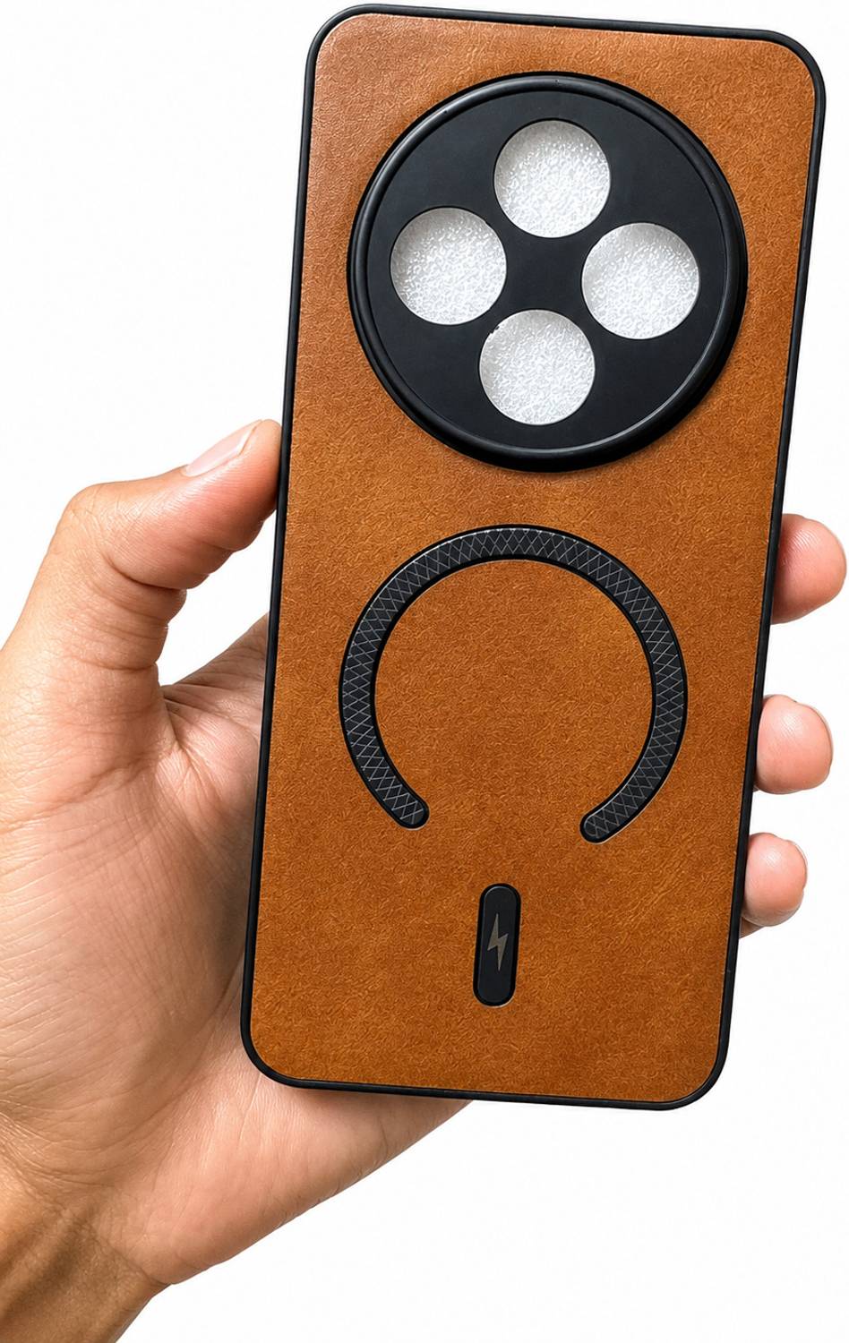 gipla Back Cover for Redmi 14C 5G Brown - Image 1