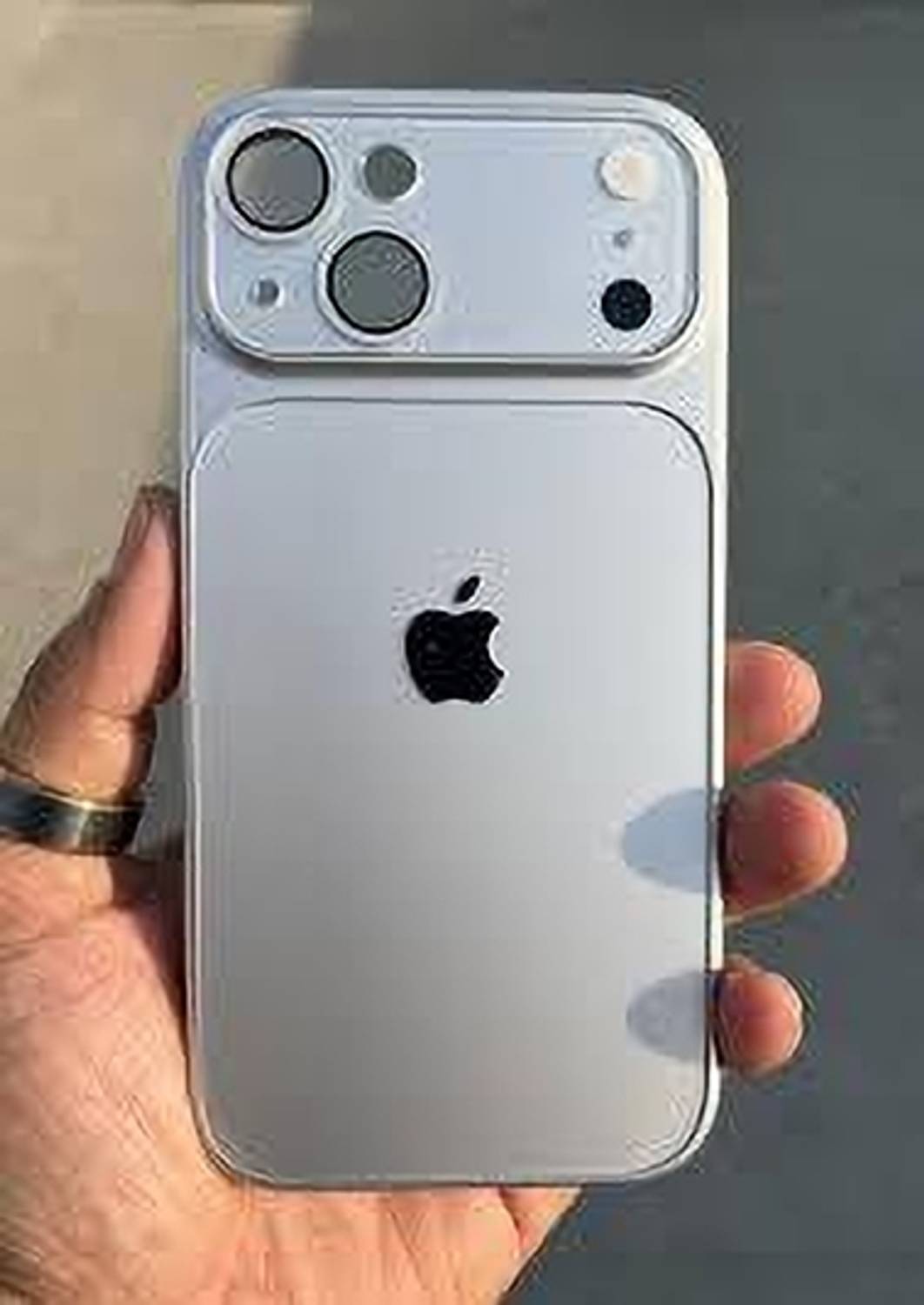 GTBPR Back Cover for Apple iPhone 13 Silver - Image 1