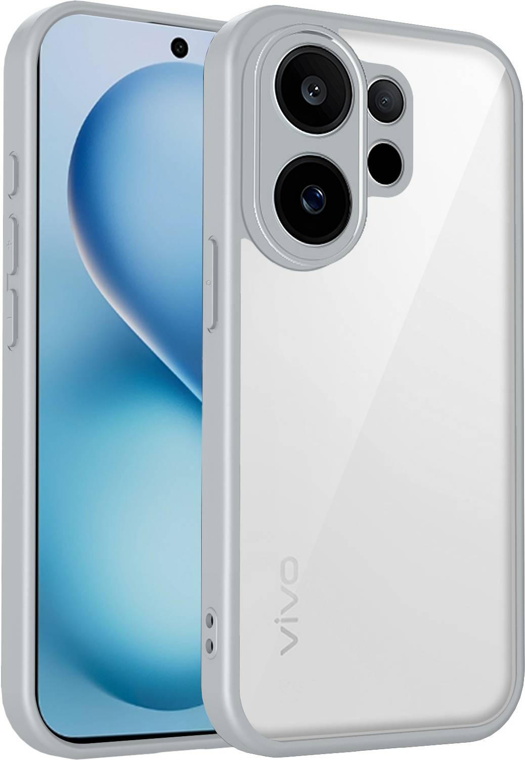 Casener Back Cover for Vivo V60e 5G Gray