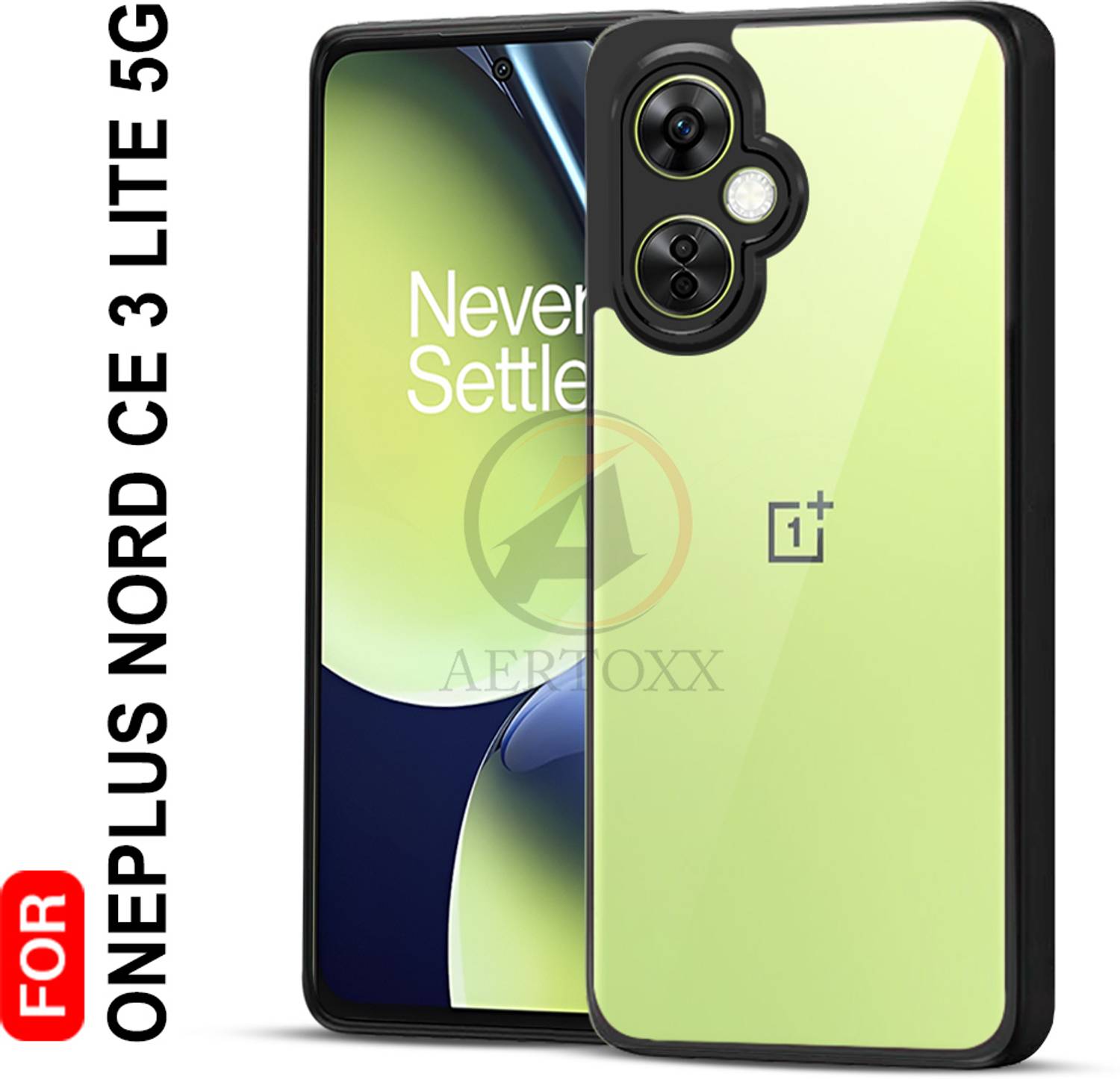 AERTOXX Back Cover for OnePlus Nord CE 3 Lite 5G, OnePlus Nord CE 3 Lite
