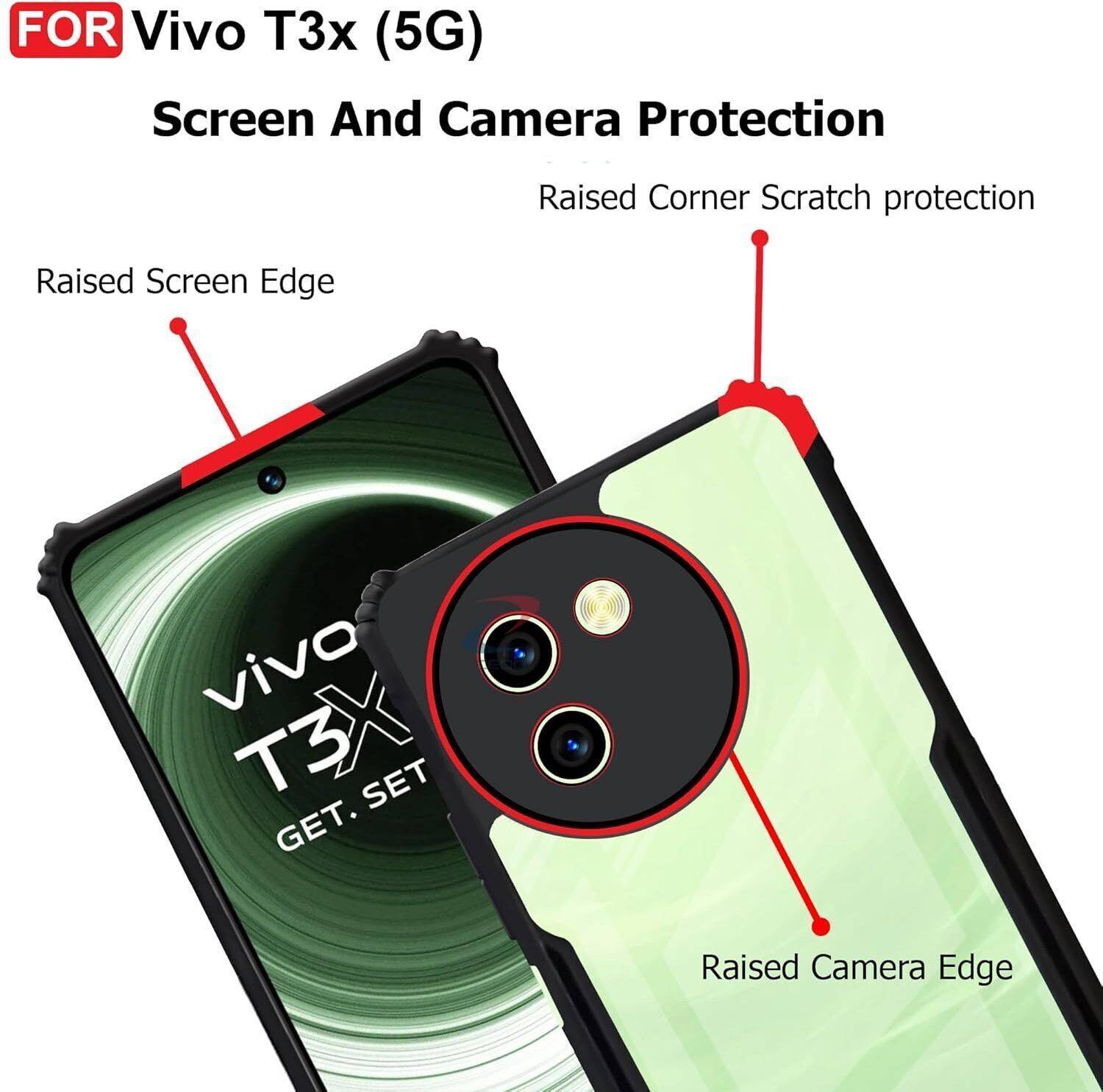 Aeidess Back Cover for Vivo T3x 5G - Image 5