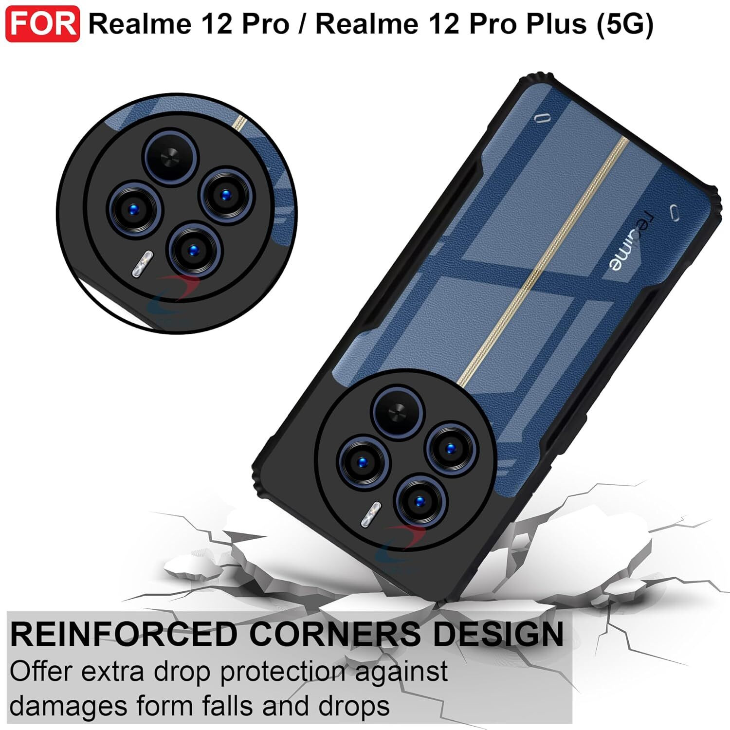 Image of MOBILECASE Back Cover for Realme 12 Pro