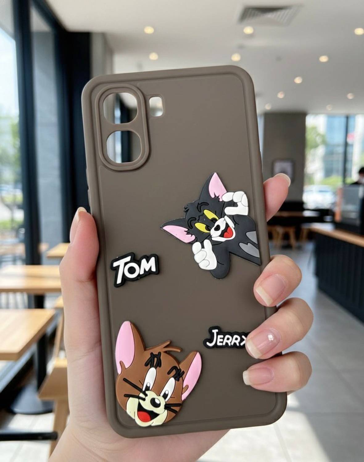 Afabe Back Cover for Oppo A6X (Tom & Jerry)