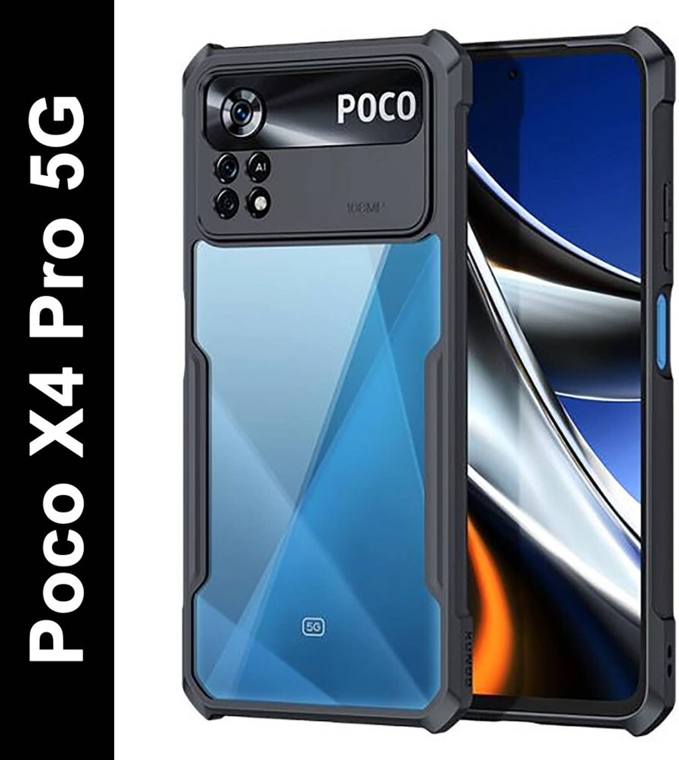 BKWINE CASED Back Cover for Poco X4 Pro 5G