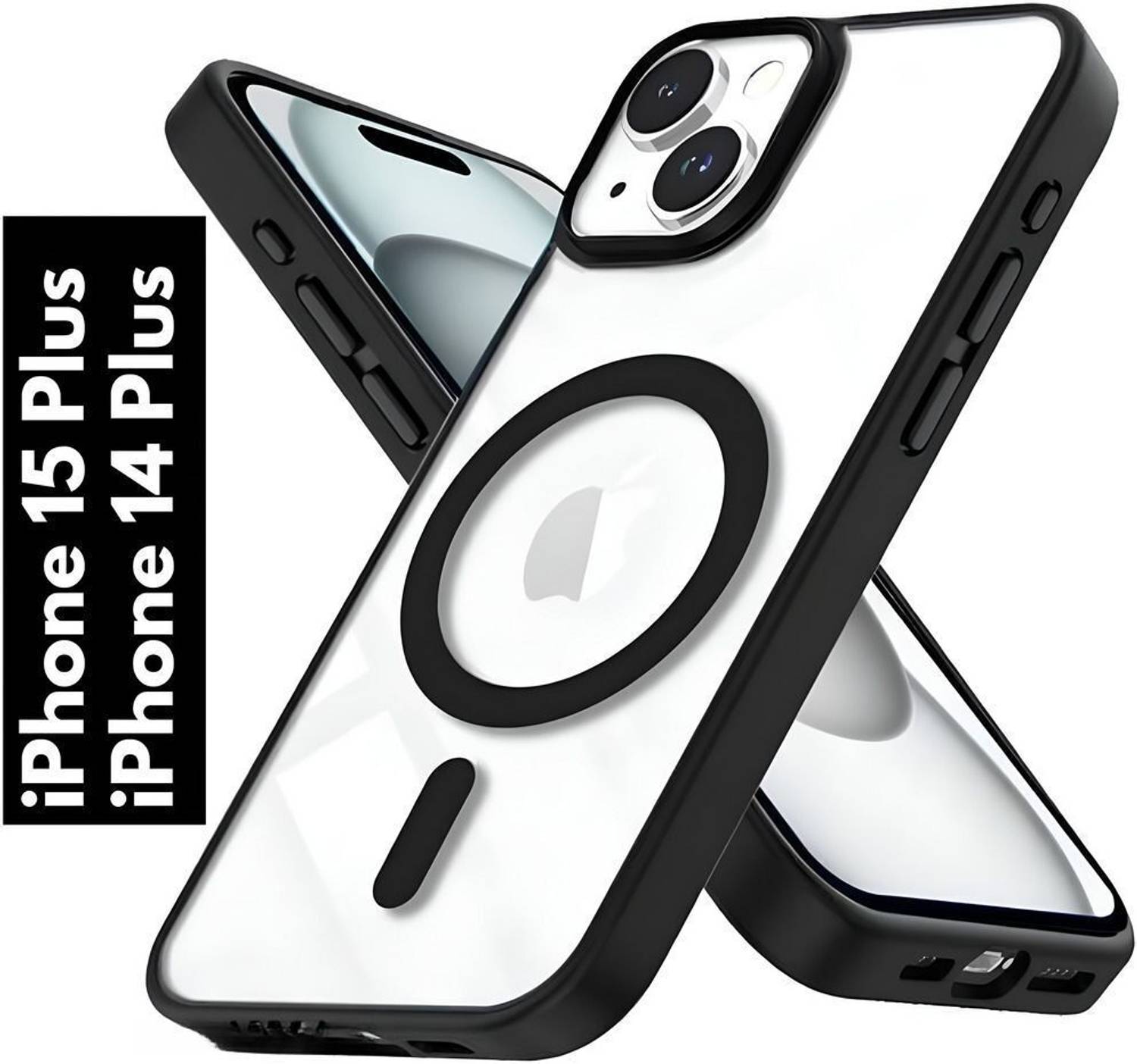 EITANSHA CREATION Back Cover for iPhone 15 Plus, iPhone 14 Plus