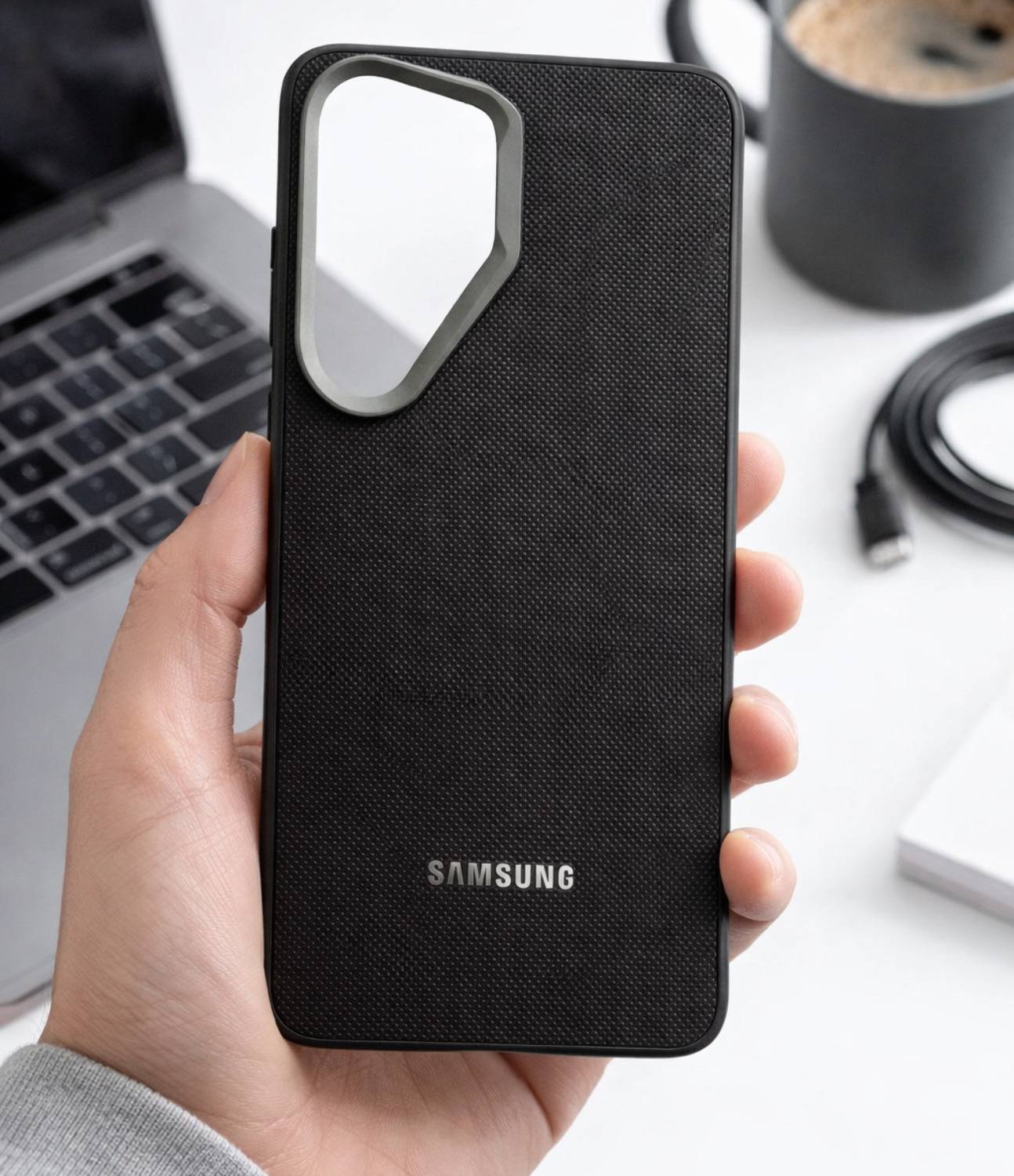 VoiDrop Back Cover for S26 Ultra Black - Image 3