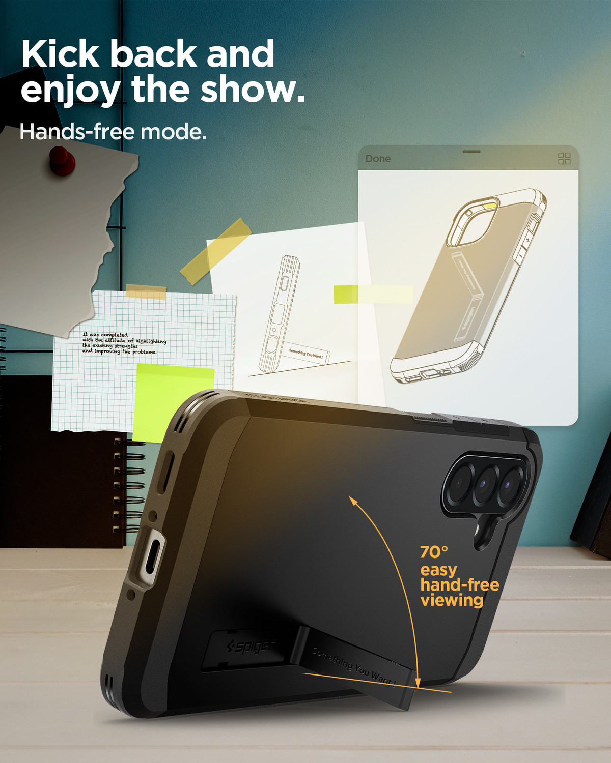 Image of Spigen Tough Armor Back Cover for Samsung Galaxy A56 5G