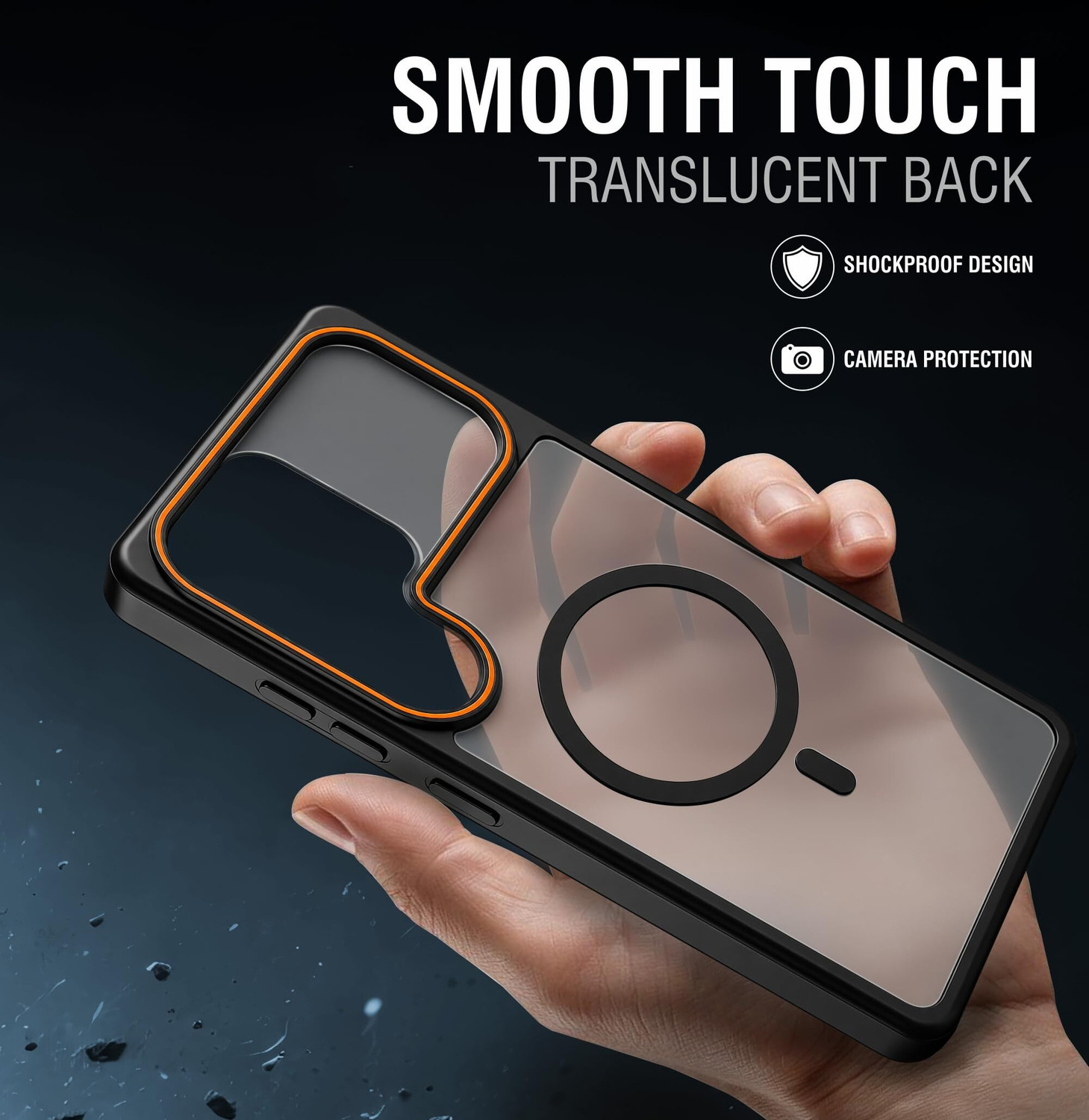Image of AIBEX Back Cover for Samsung S24 Ultra 5G | Slim Shockproof Back Cover with Camera Lens Protection