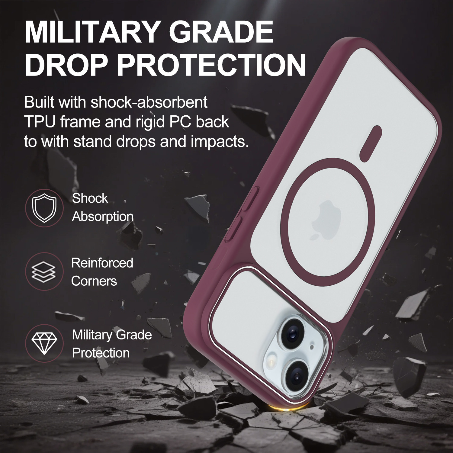 Image of KartV Back Cover for Apple iPhone 13