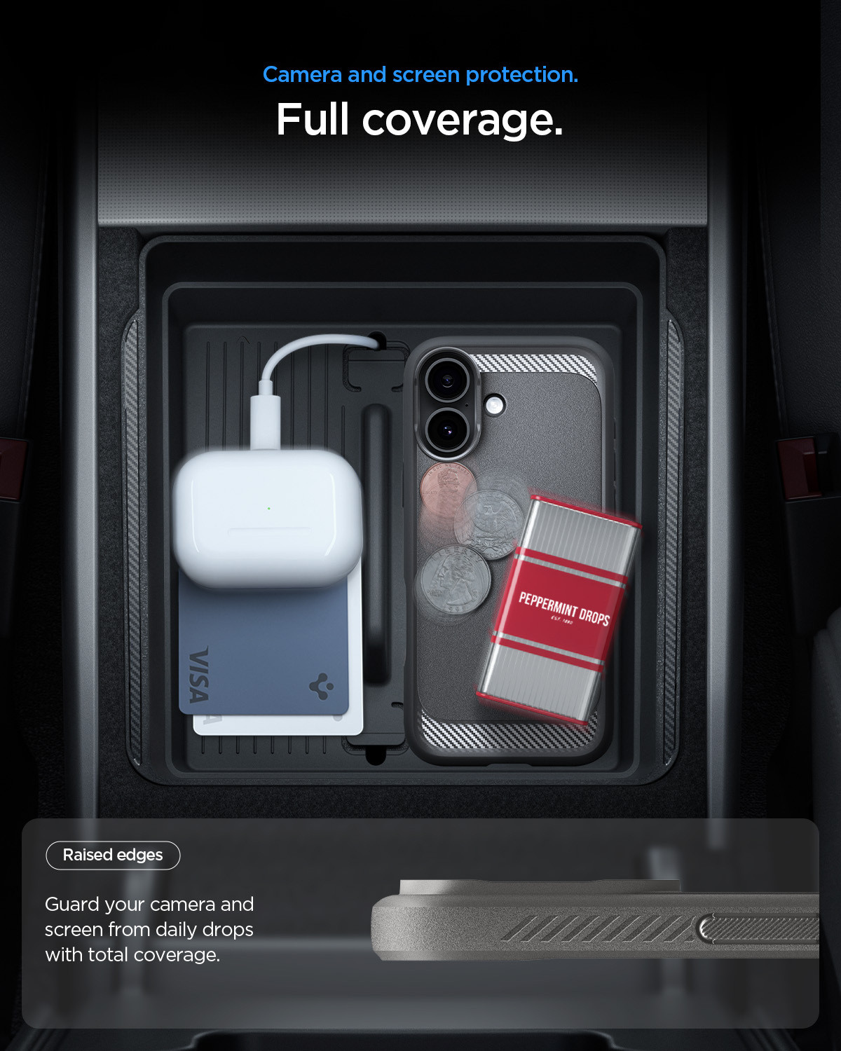 Image of Spigen Rugged Armor MagFit Back Cover for iPhone 17