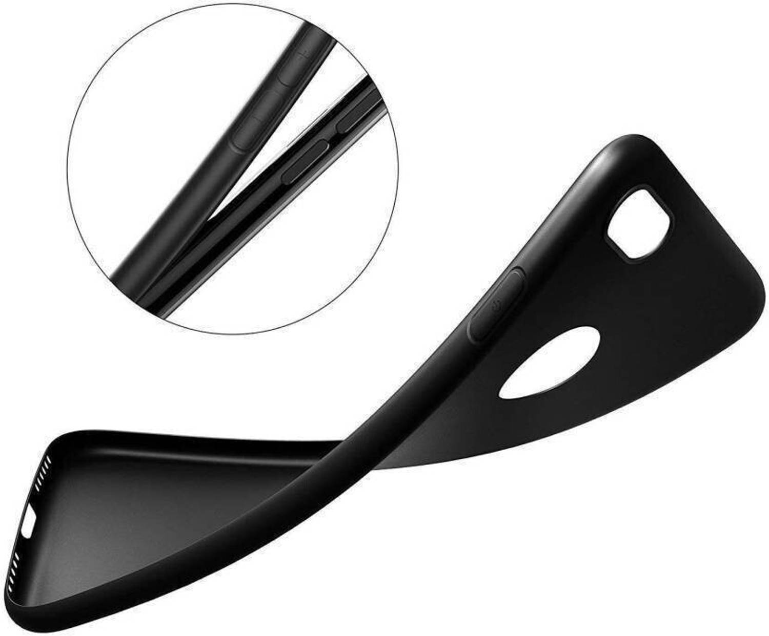 KIRBHG Back Cover for Realme Narzo 60 5G Black - Image 2