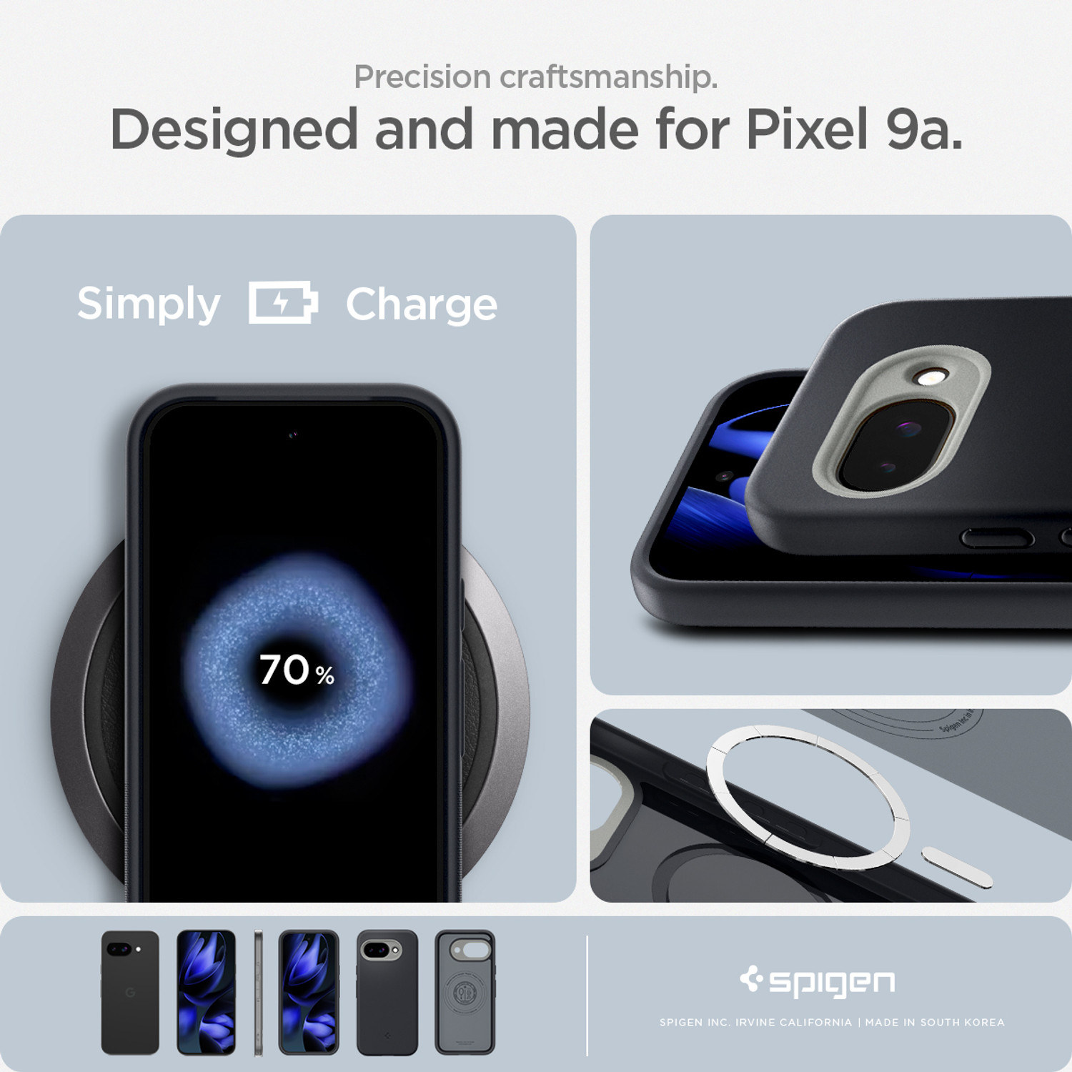 Image of Spigen Nano Pop MagFit Back Cover for Google Pixel 9a 5G