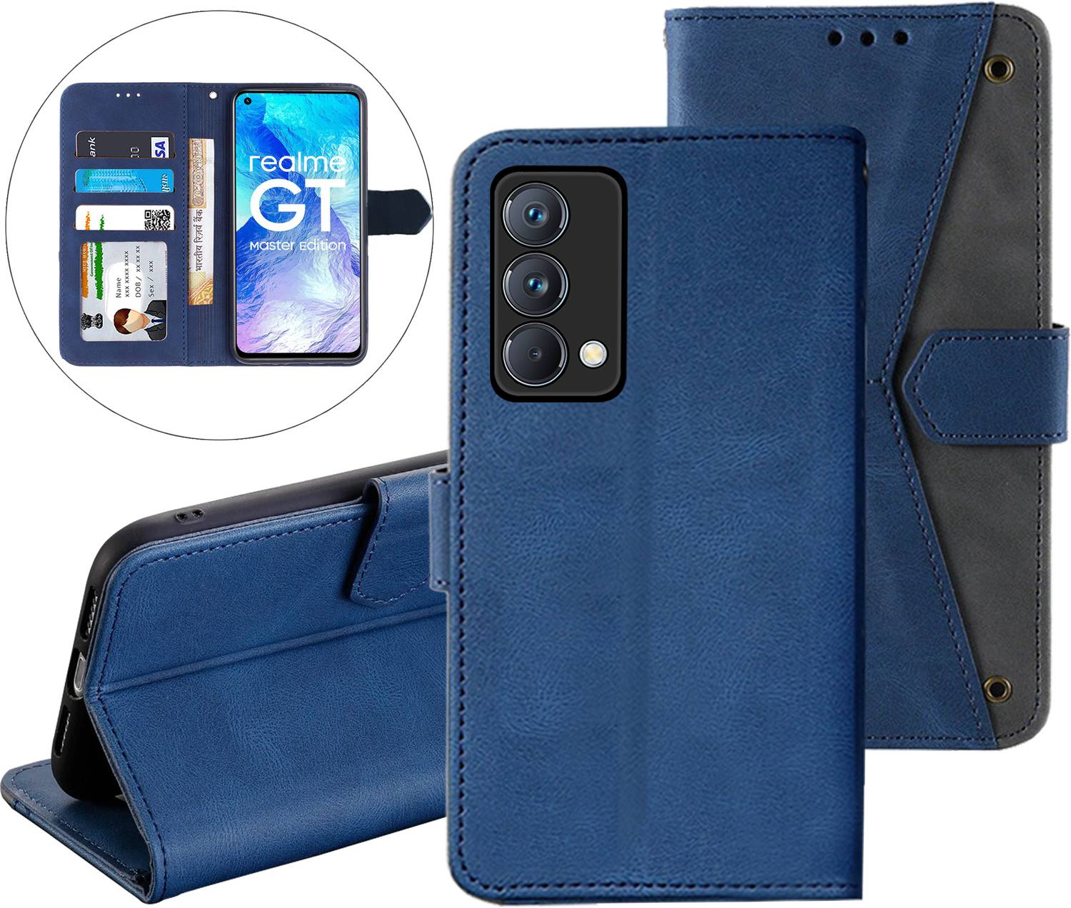 Cover Portafoglio Per Realme GT Master